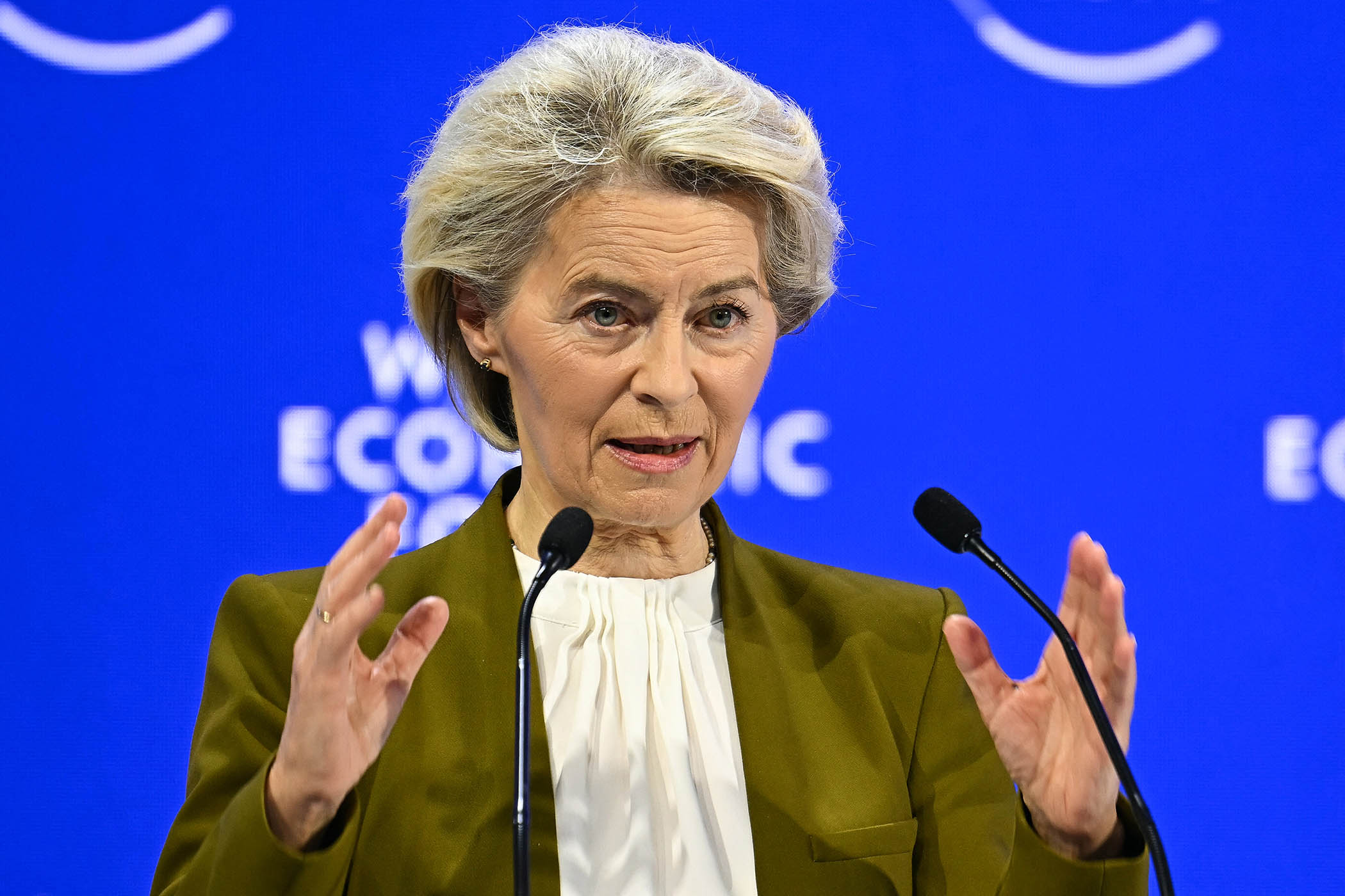 European Commission President Ursula von der Leyen warned of a “dangerous downward spiral” if Trump acted on his threat of new tariffs
