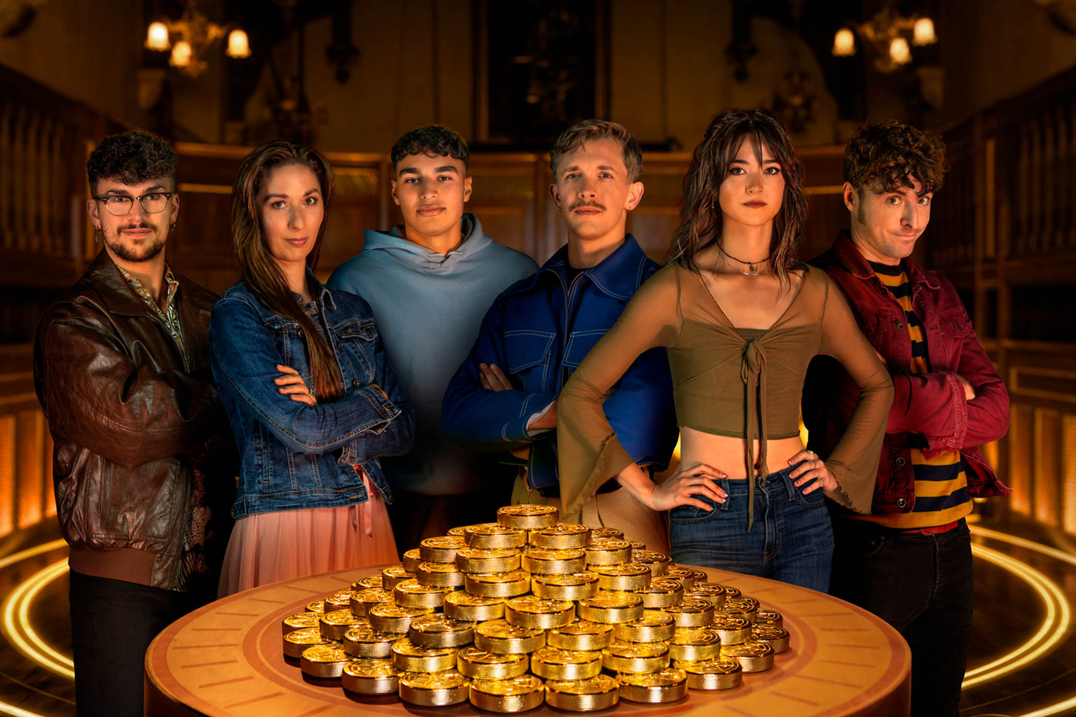 The final six: Jack, Rachel, Faraaz, Stephen, Jade and James