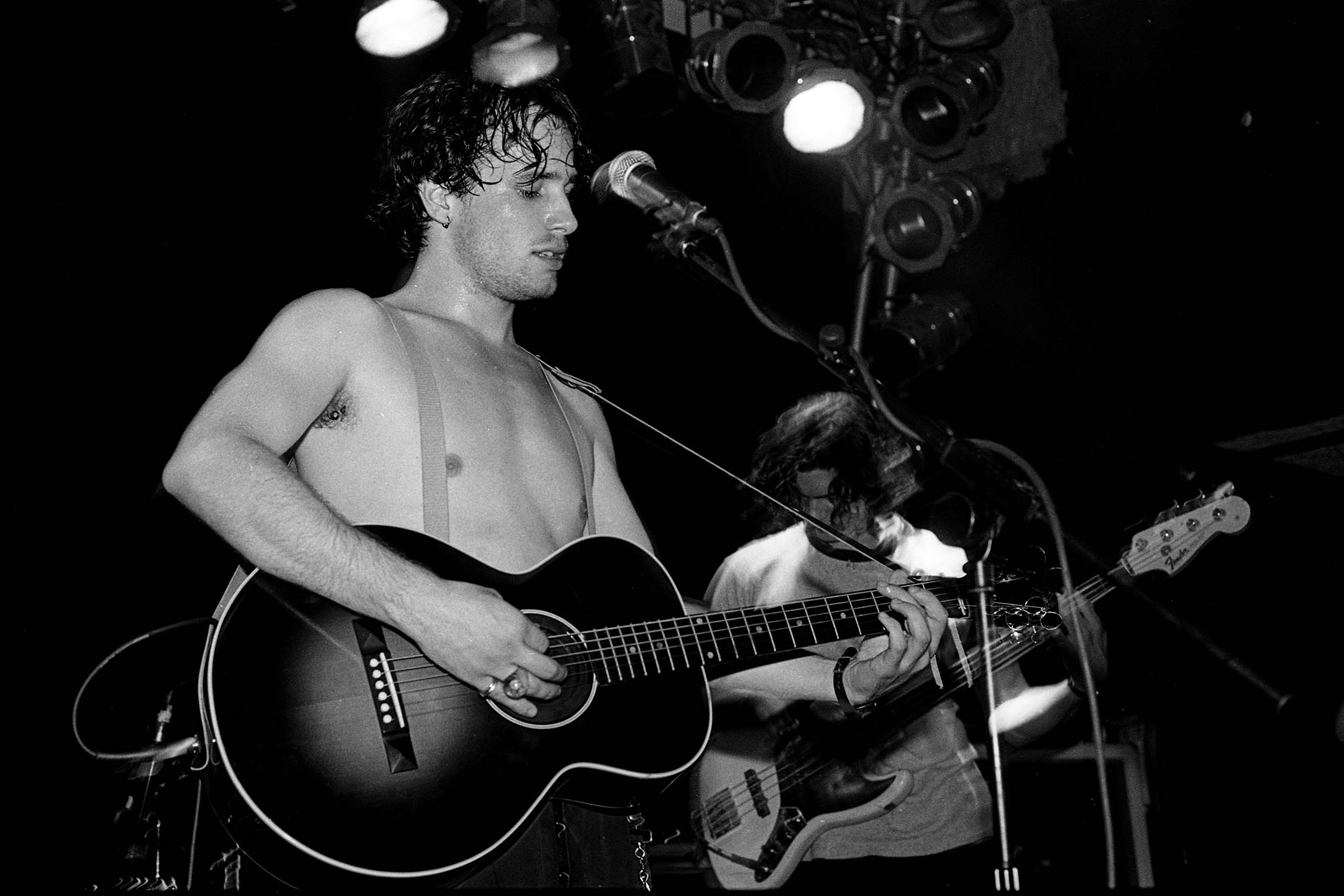 Buckley on stage in London in 1994