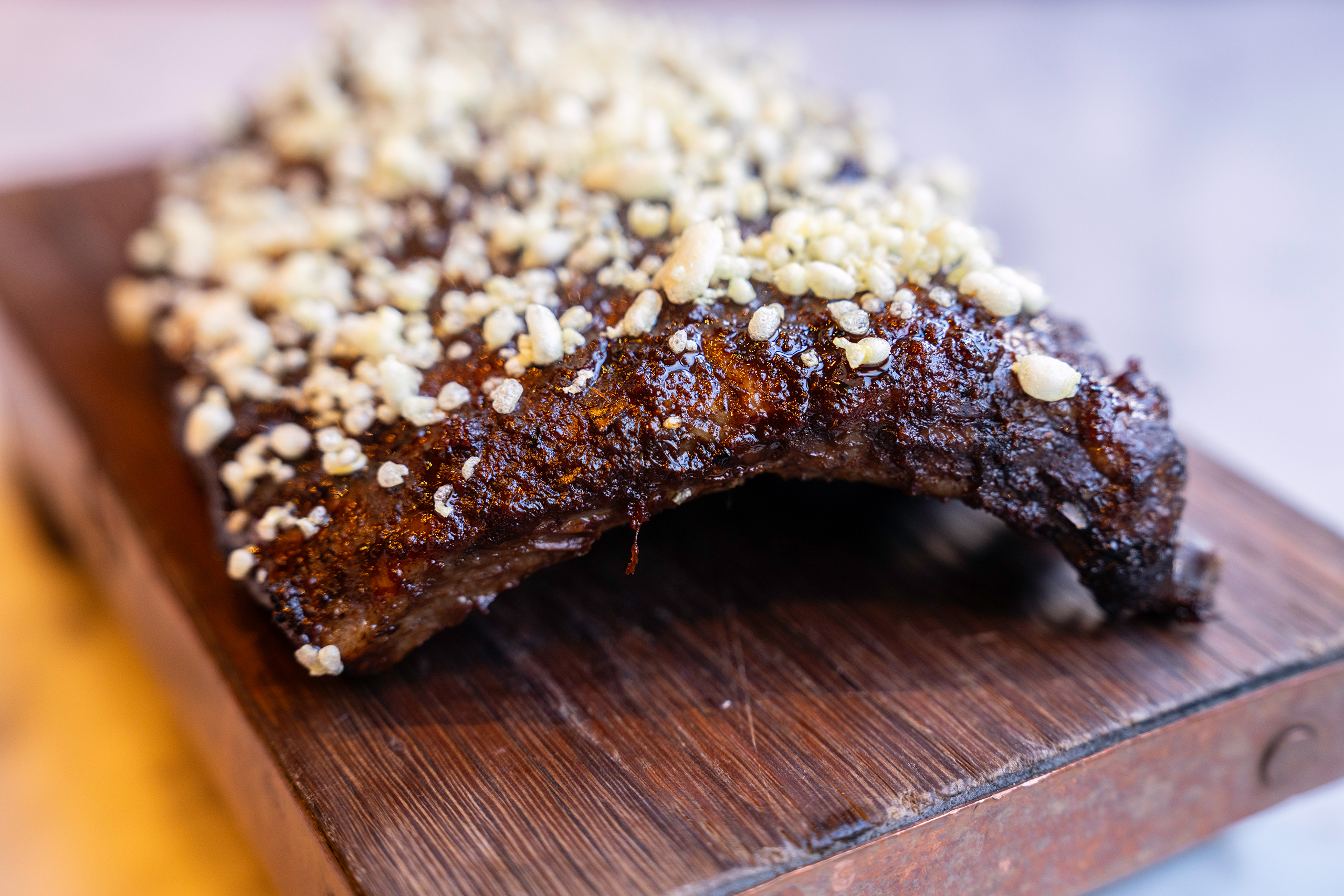 ‘Frankly Flintstonian’: Iberico ribs
