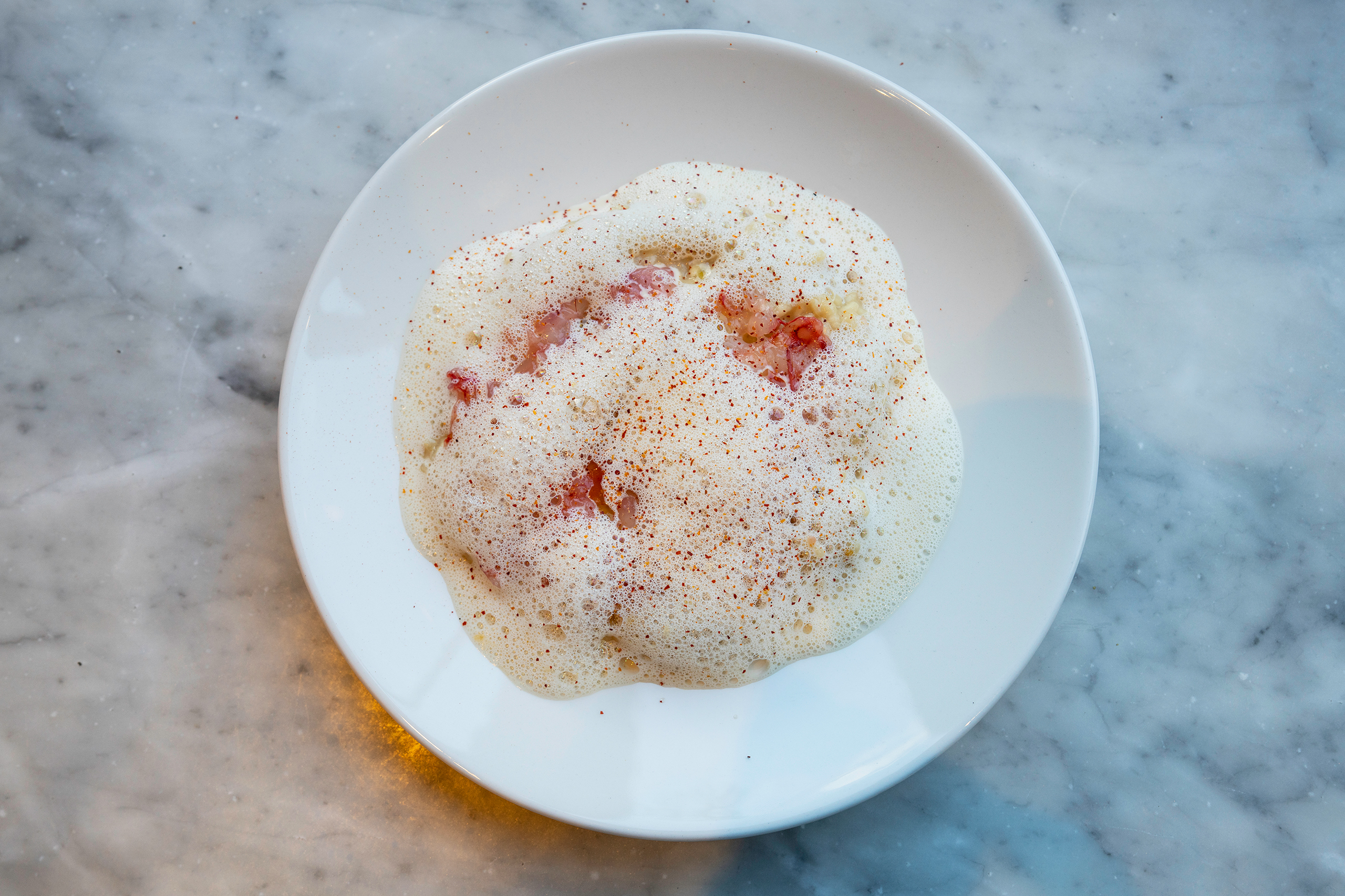 ‘The red prawn risotto is the best thing on the menu’, we were told. ‘Order that.’ We ordered that. It was the best thing on the menu