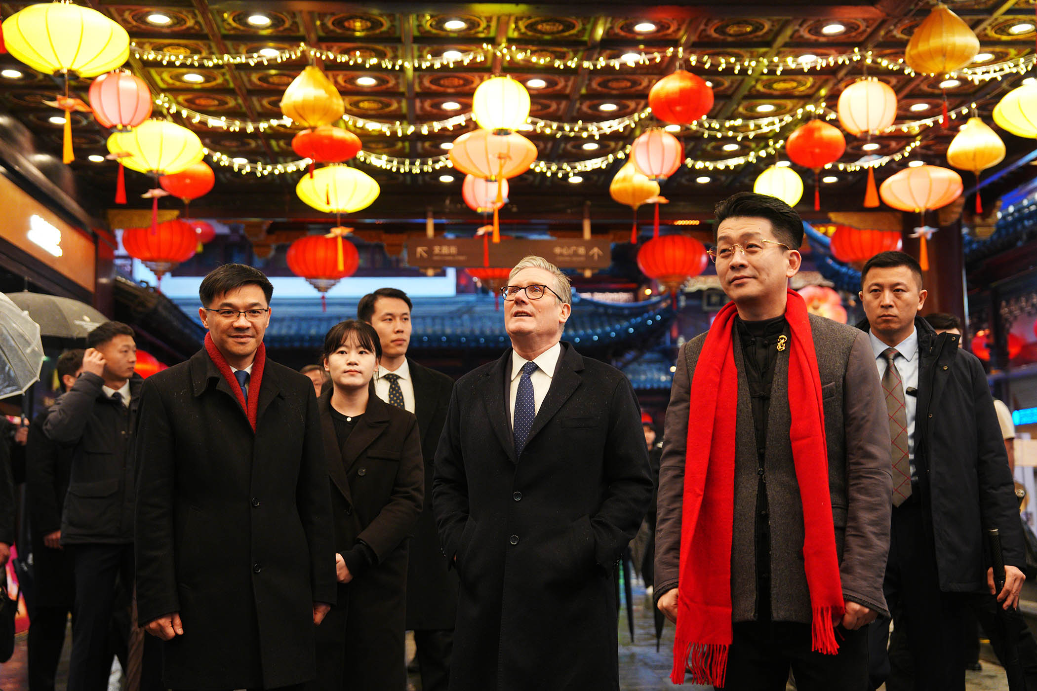 Keir Starmer visits Yuyuan Garden in Shanghai on Friday