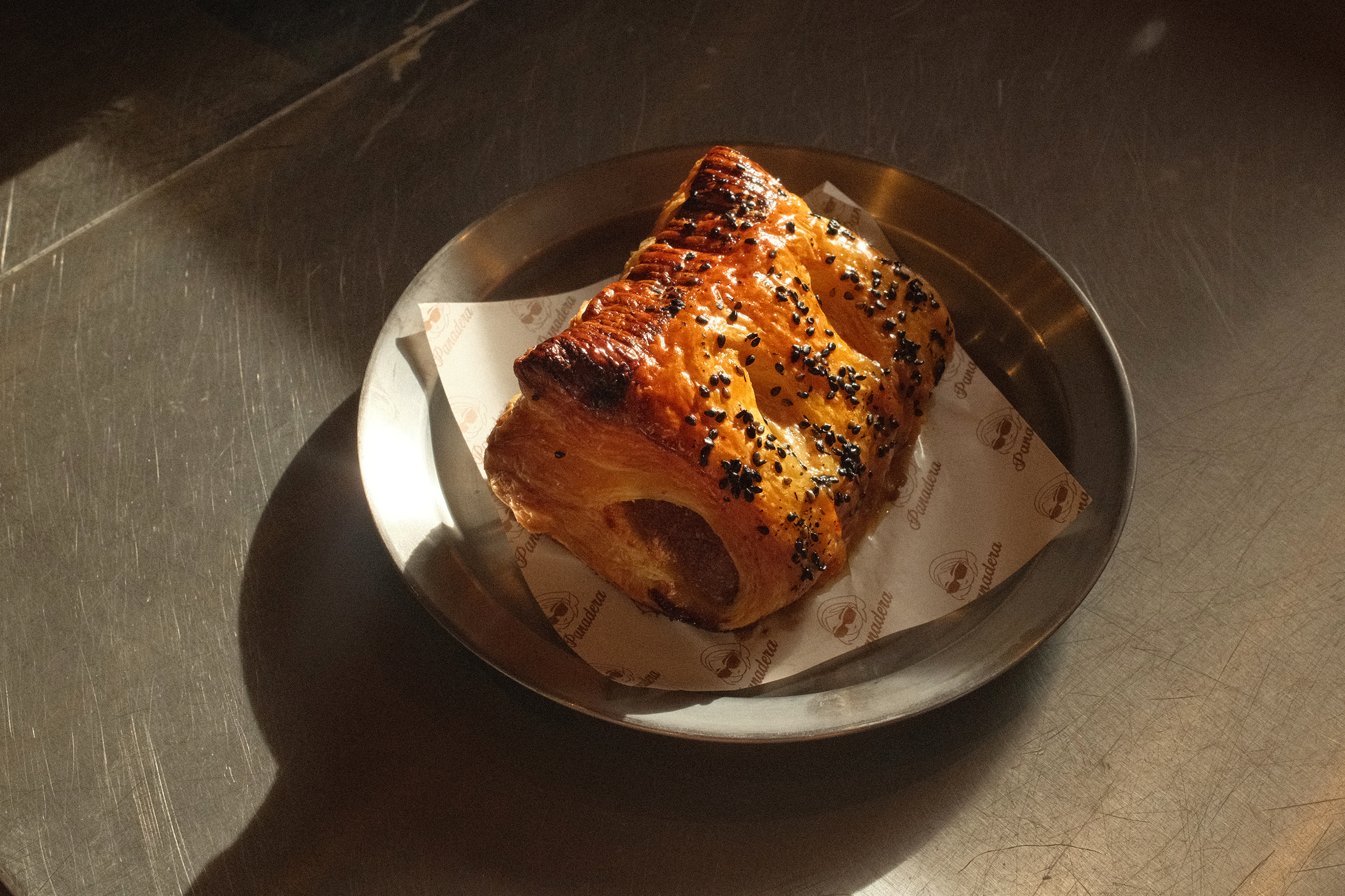 The longganisa sausage roll at Panadera