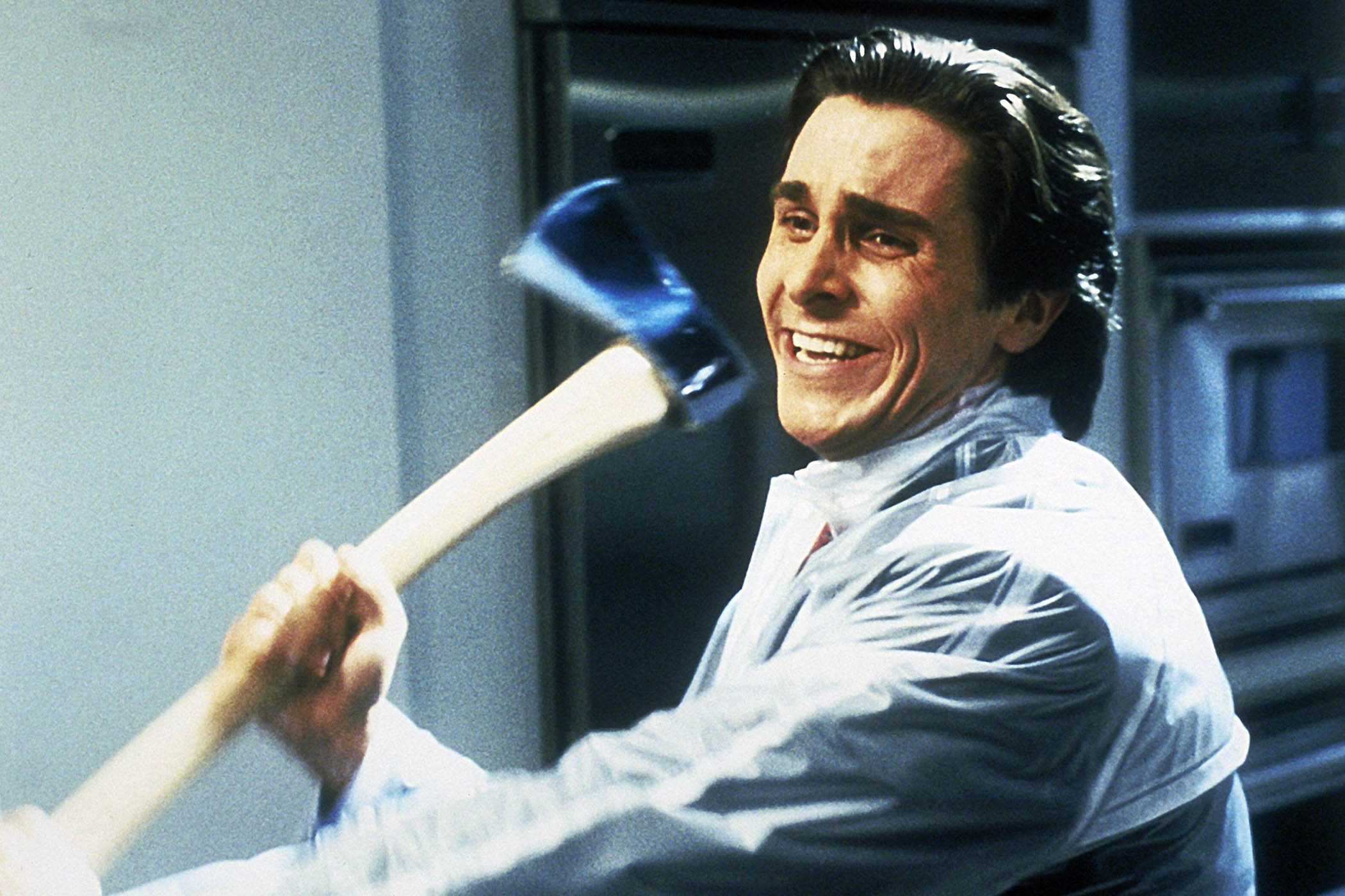 Christian Bale as Patrick Bateman in the 2000 film of American Psycho