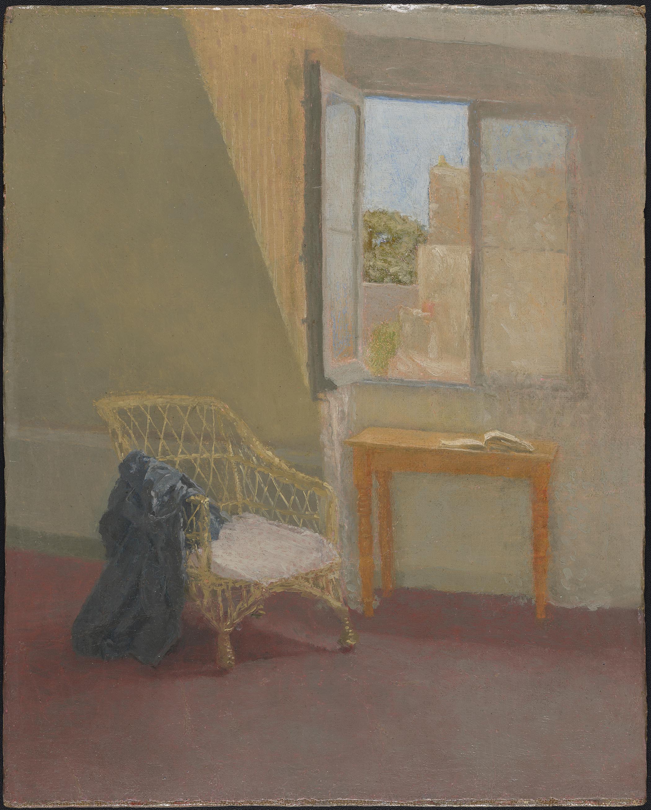 A Corner of the Artist’s Room in Paris, c1907-09, depicts a private sanctuary. Main image: The Seated Woman, c1910-1920