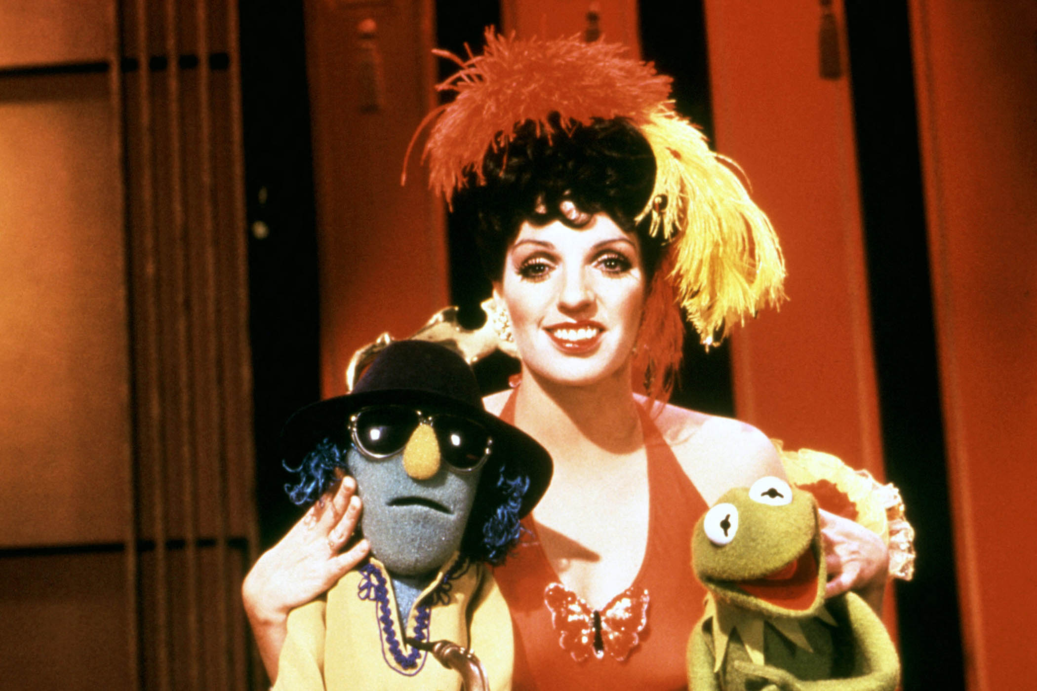 Liza Minnelli with Zoot and Kermit in 1979
