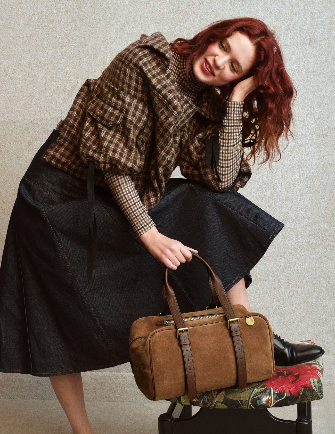 Bags of styleMulberry introduces the Boston Bag, the latest addition to the Mulberry family, the streamlined boxy bag, inspired by the Mabel bag, which was slung over the arms of editors and celebrities circa 2008 has been reimagined in a soft, heavy-grain leather, available in two different sizes in four shades, bright oak, chalk, black, and a new season fern with equestrian-inspired buckle detailing. £1,095, Mulberry