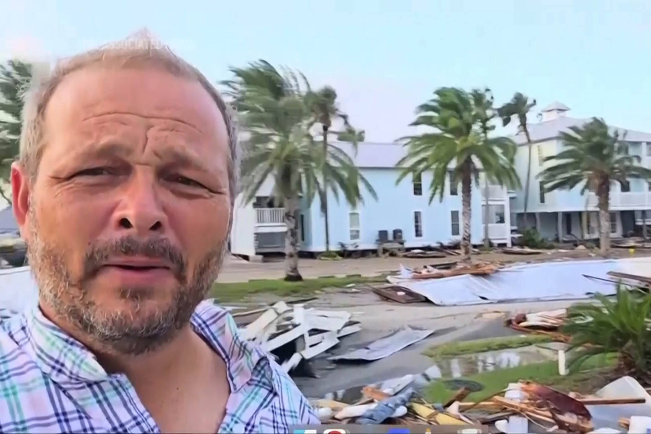 Michael Bobbitt stayed in Cedar Key to witness as Hurricane Helene made landfall