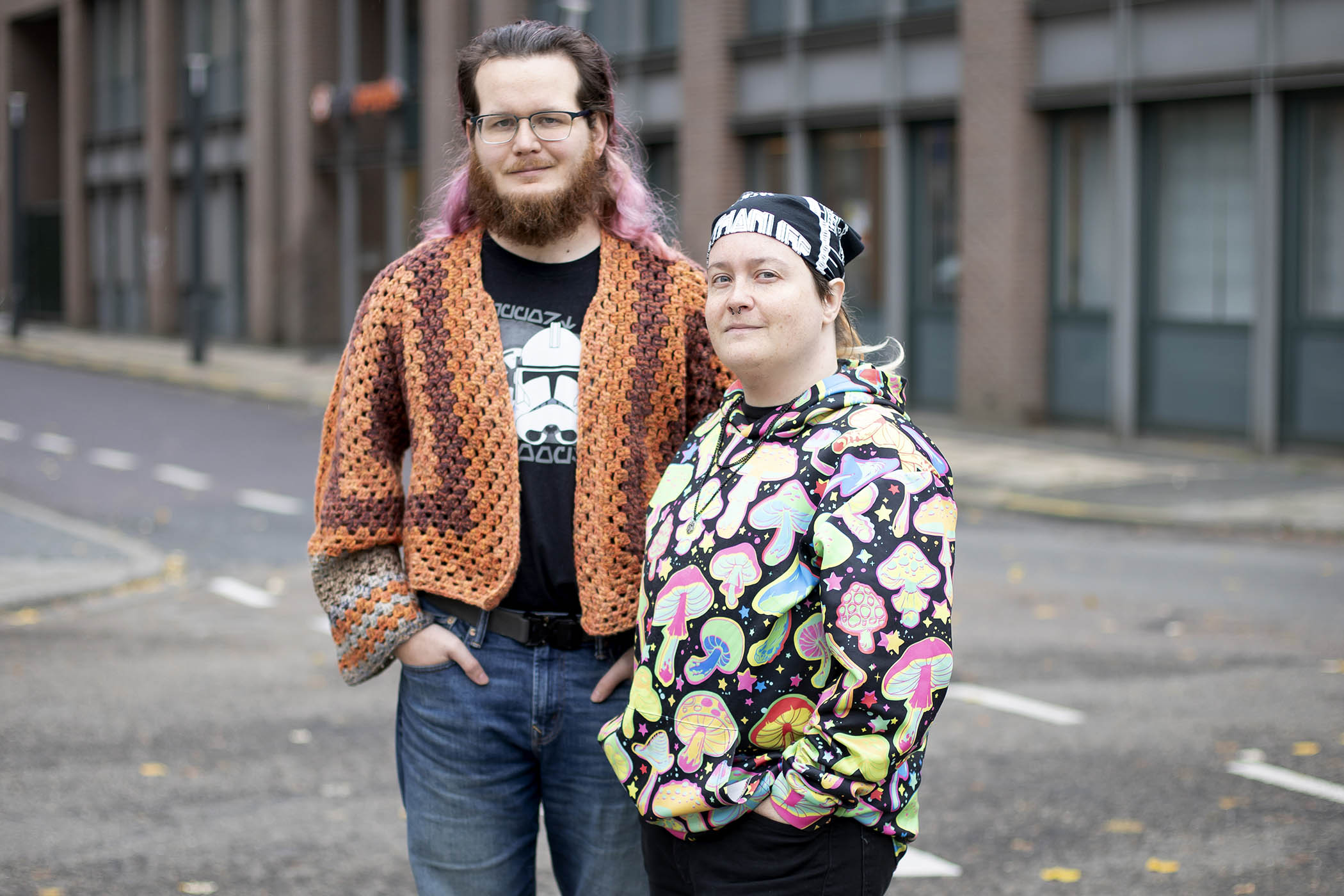 Elliot Hefty and his brother, Koda