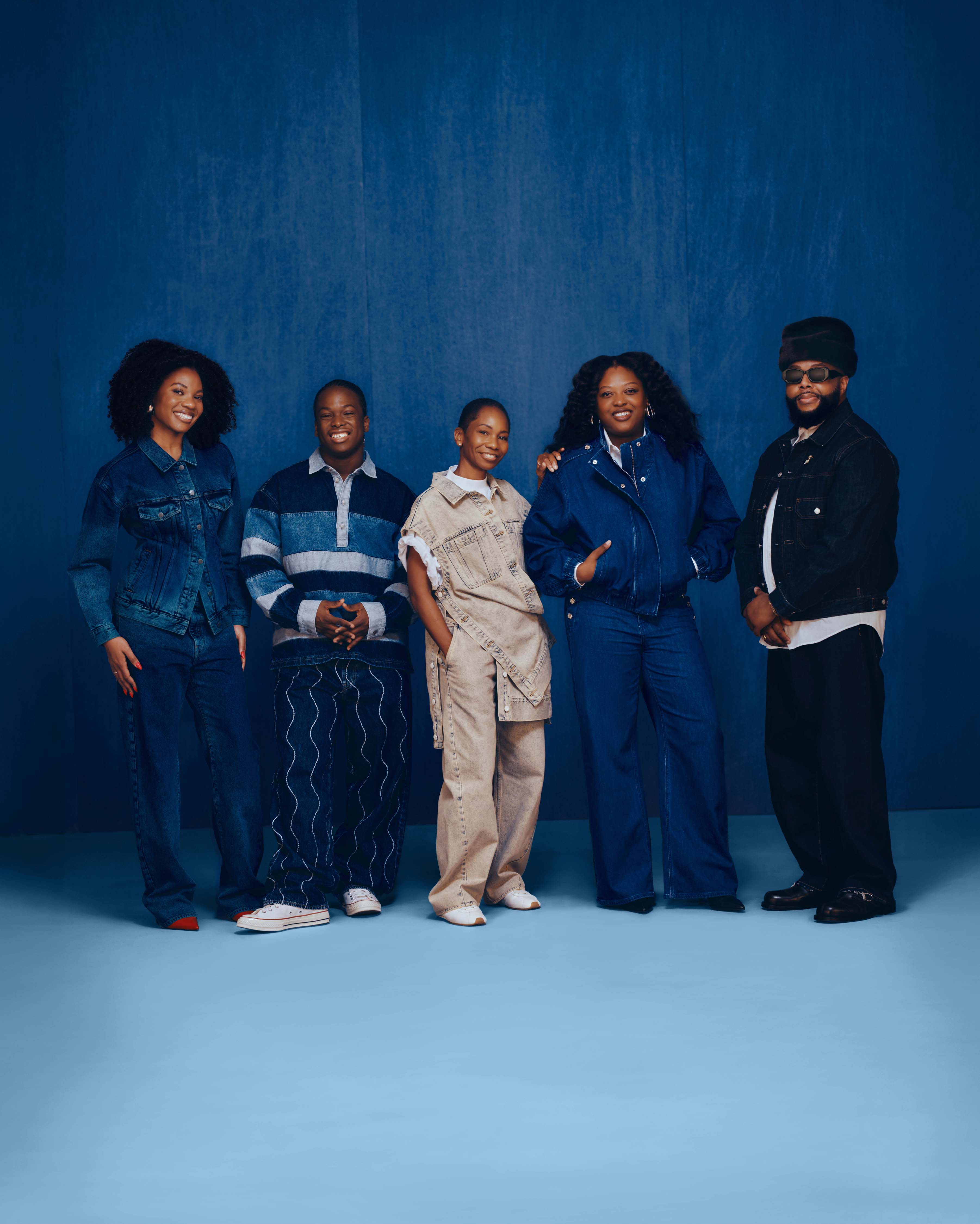 Denim of dreamsGap has reunited with Harlem’s Fashion Row on a collaboration celebrating denim, a fabric core to the American brand’s heritage. The collection showcases the work of five Black designers: Daveed Baptiste, LaTouché, Igdalyah, Atelier Ndigo and Nicole Benefield Portfolio. Each designer puts their own stamp on denim. Standout pieces include a pair of embroidered dark-wash jeans, a pale pink sleeveless shirt, a funnel-neck jacket, and a denim hoodie.From £75 to £125, Gap