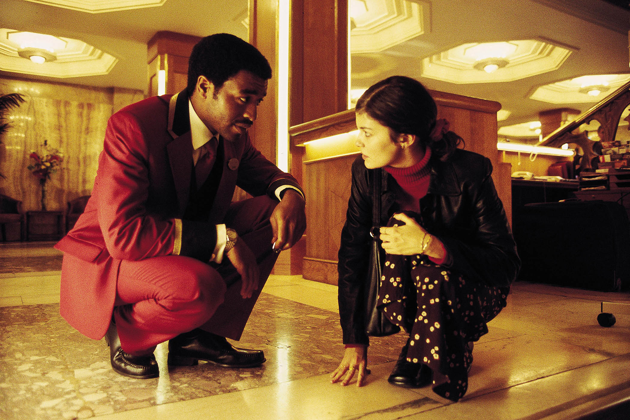 Chiwetel Ejiofor and Audrey Tautou in Dirty Pretty Things, 2002