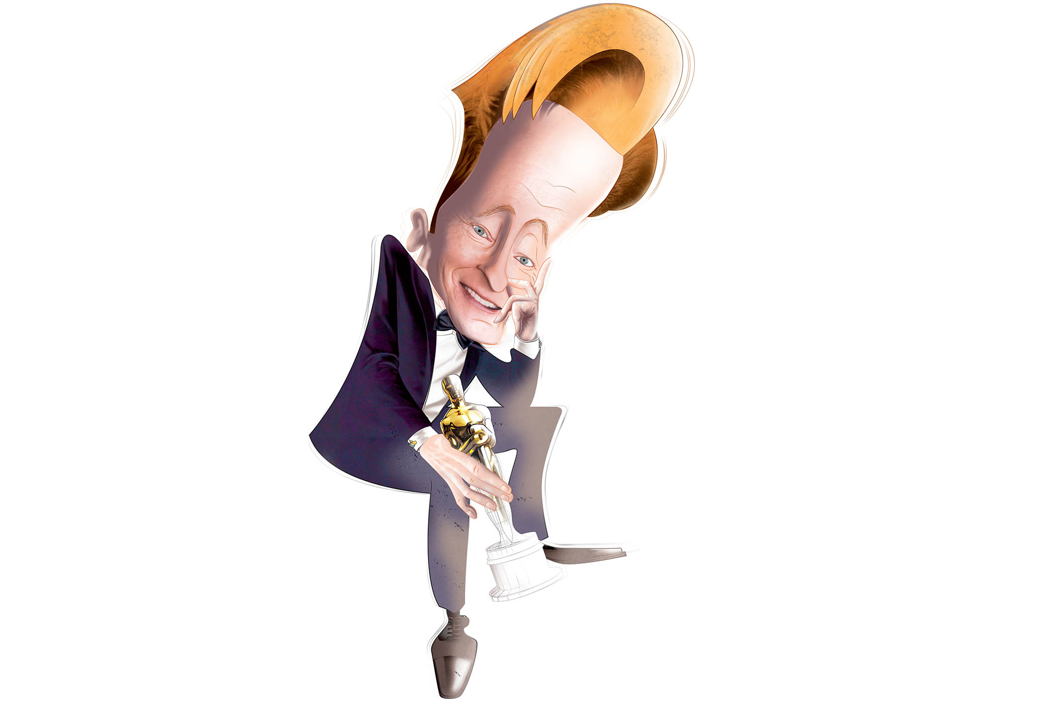 Conan O’Brien, the Oscars’ host with a love of the absurd