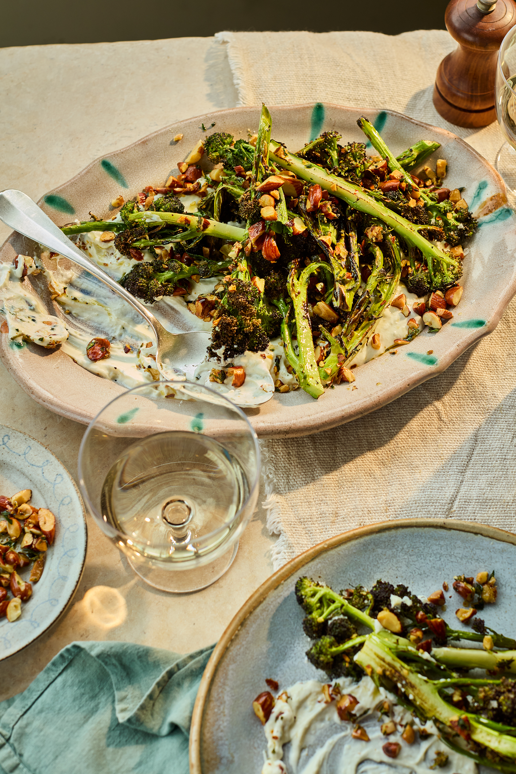 A versatile dish… many green vegetables can be used, but broccoli is coming into season