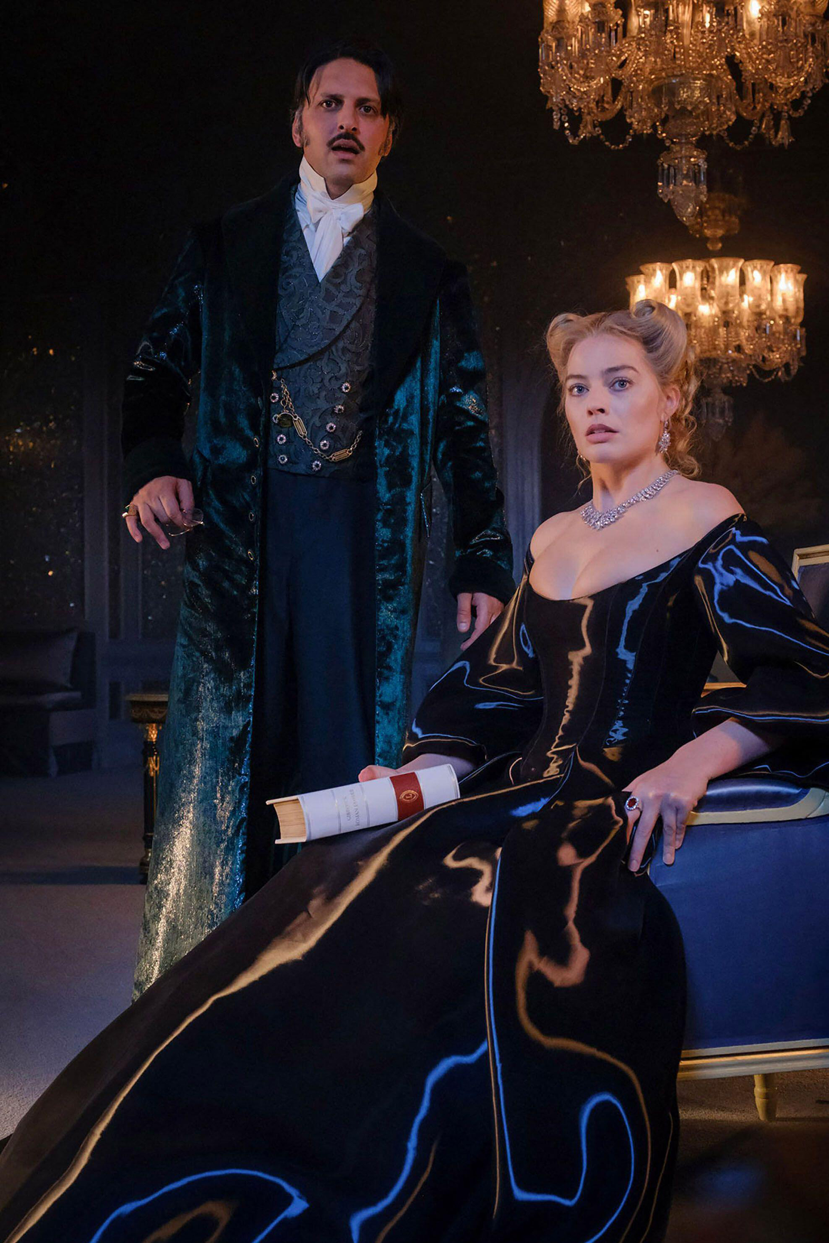 ‘I hope people have a collective experience’: Shazad Latif with his Wuthering Heights costar Margot Robbie