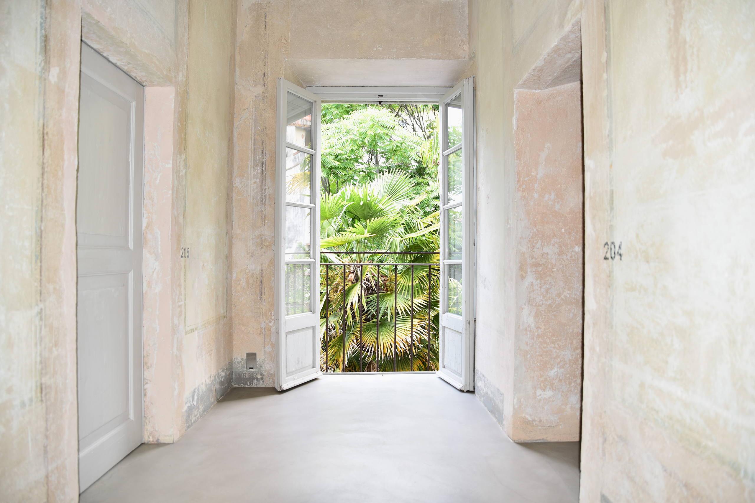 Green shoots: Sugar Rooms look out on to a garden, and a courtyard bar comes alive at aperitivo time