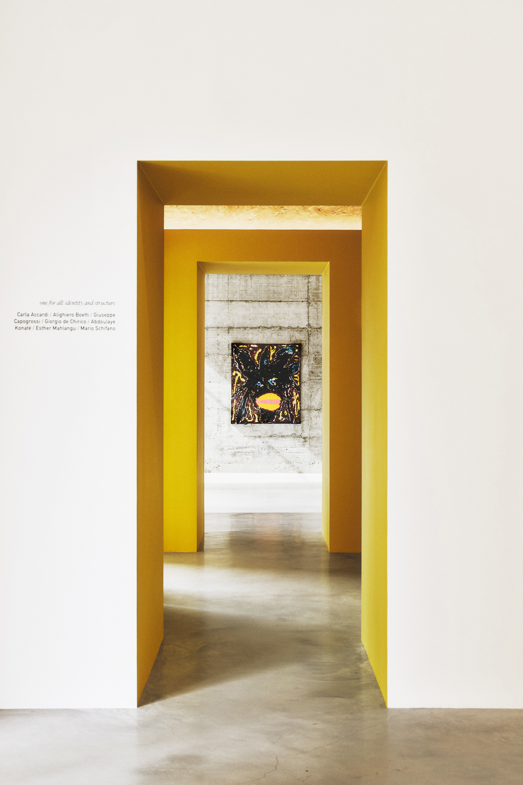 New look: prior to housing LIS10 Gallery this brutalist, concrete-walled space was the unused storage facility of the city theatre