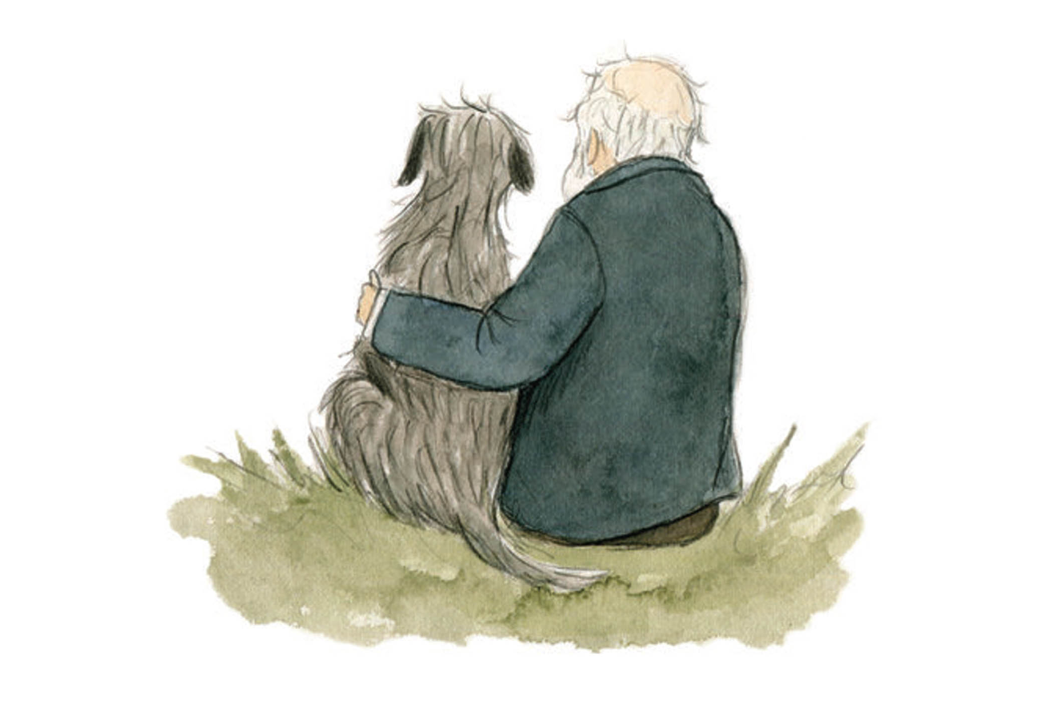 An old man is coaxed out of his lonely state in Dog Stayed; lead picture: The Lost Robot.