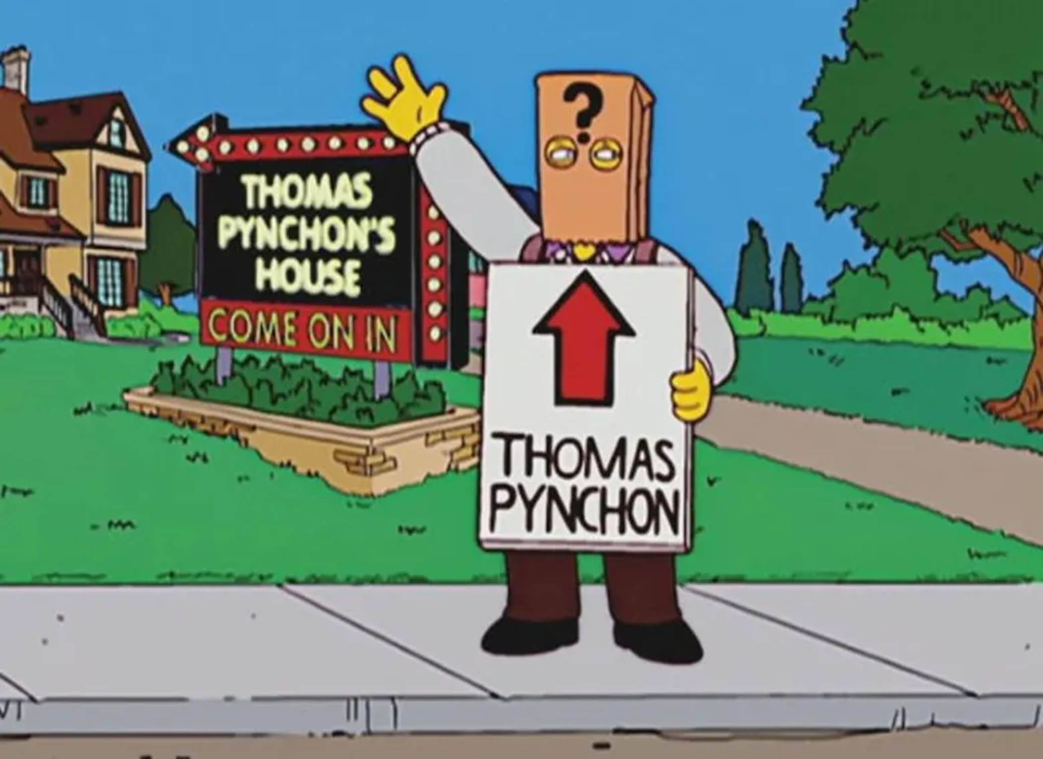 Pynchon’s appearance on The Simpsons