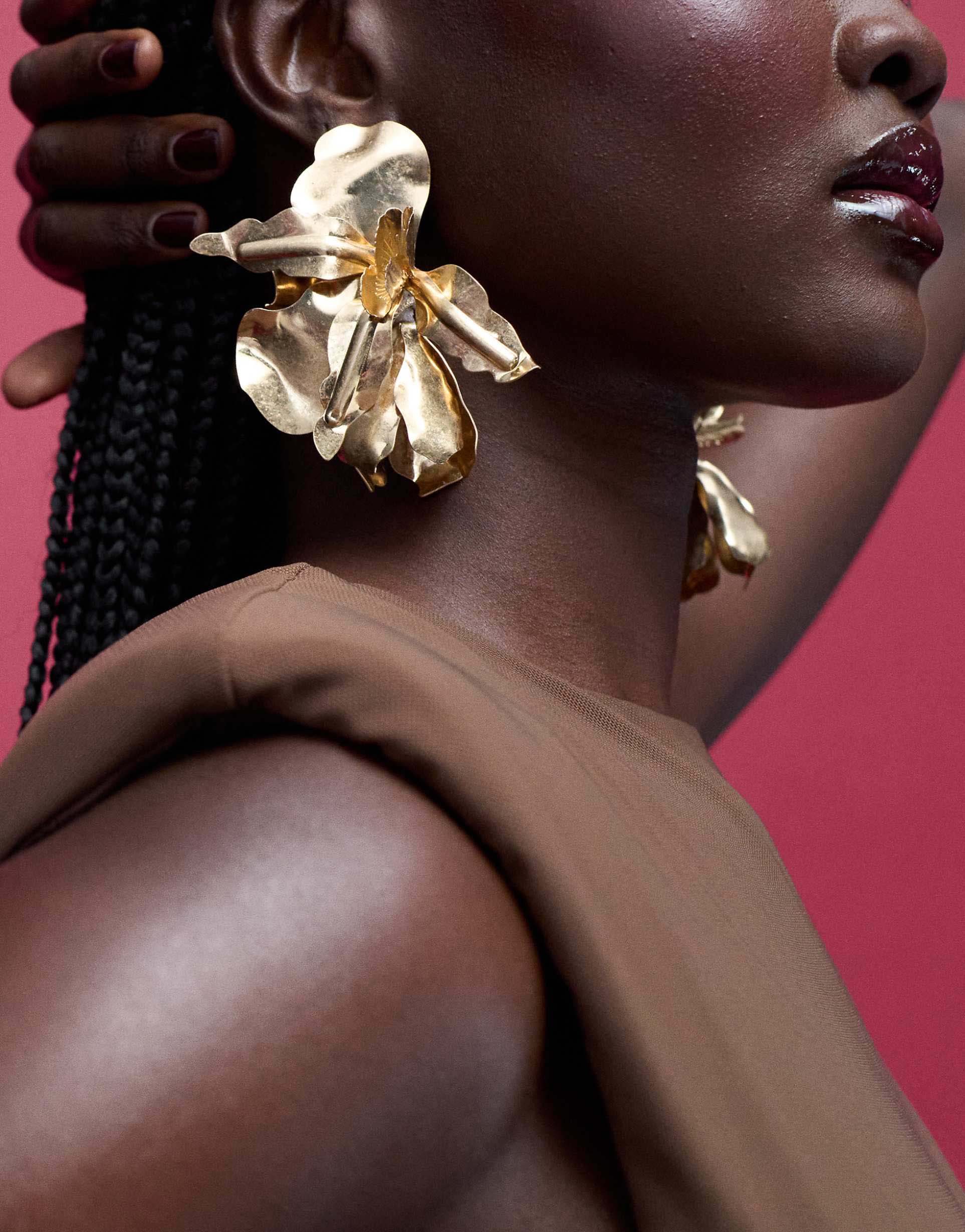 3D drop earrings, £12, Asos Design from Asos