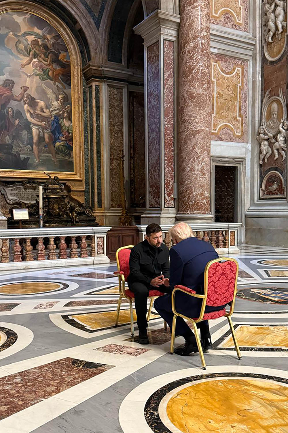 Save our souls: Trump and Zelensky at St Peter’s Basilica