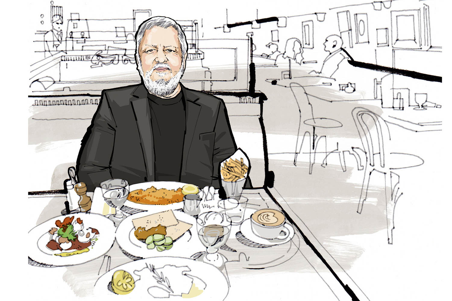 A table for... Simon Russell Beale