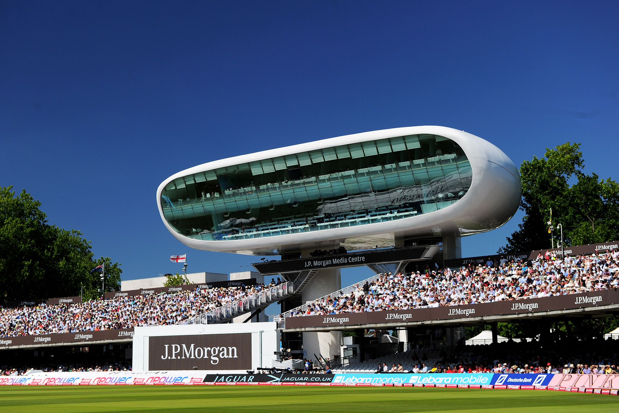 The media centre at Lord’s cricket ground