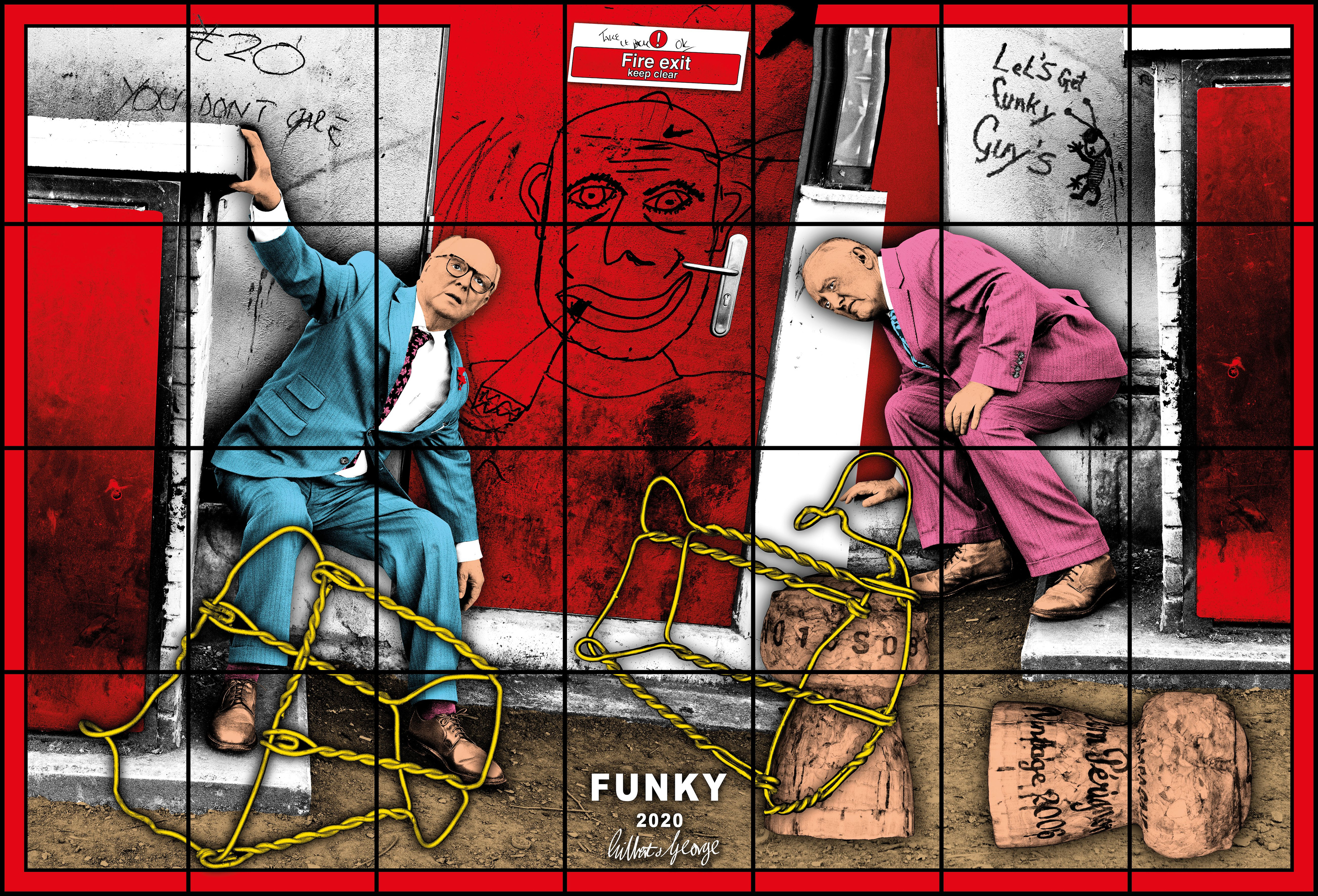 Gilbert & George: Tour and panel discussion poster