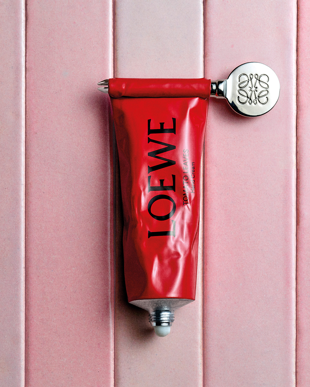 Fresh picks: Loewe’s newest addition to the highly covetable home scents collection is Tomato Leaves body scrub (£68) and hand cream (£48), capturing the verdant aroma of tomato vines just before they burst into fruit. The cream includes a silver-plated metal squeezer, designed for maximum dispensing in the chicest way. perfumesloewe.com