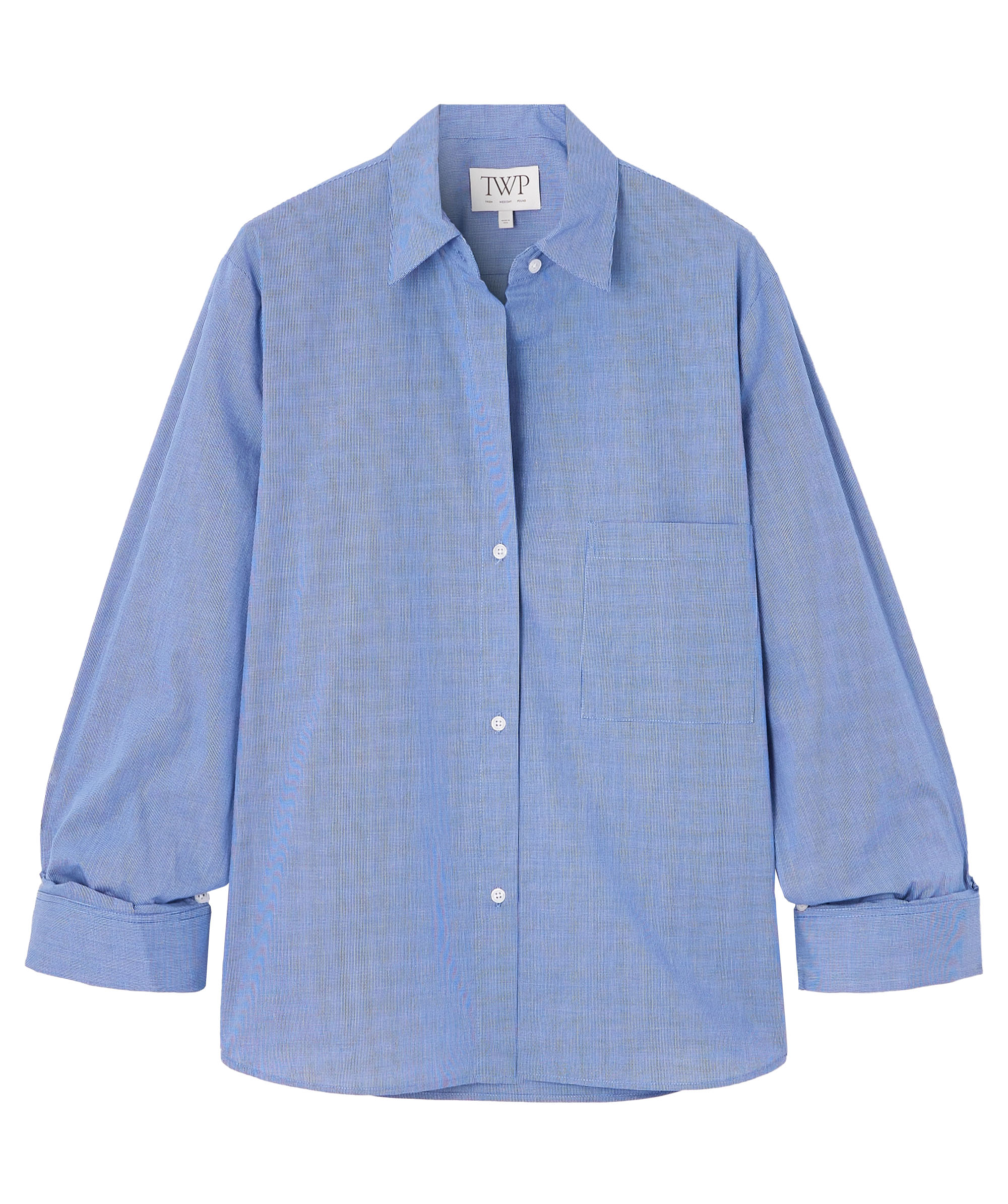 Checked cotton-poplin shirt, £390, TWP (Net-a-Porter)