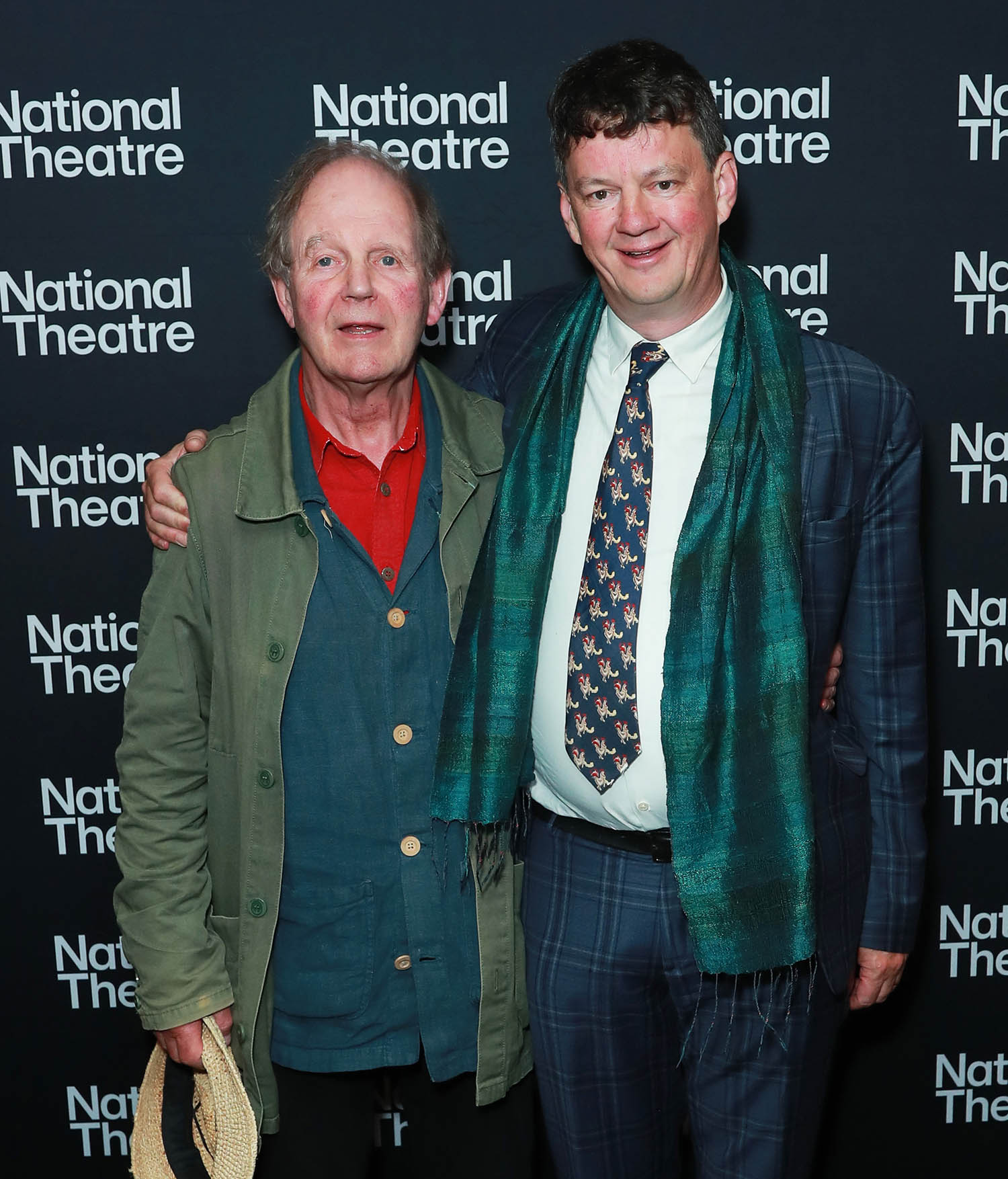 Michael Morpurgo, whose 1982 novel inspired the play, and right, co-director Tom Morris on opening night