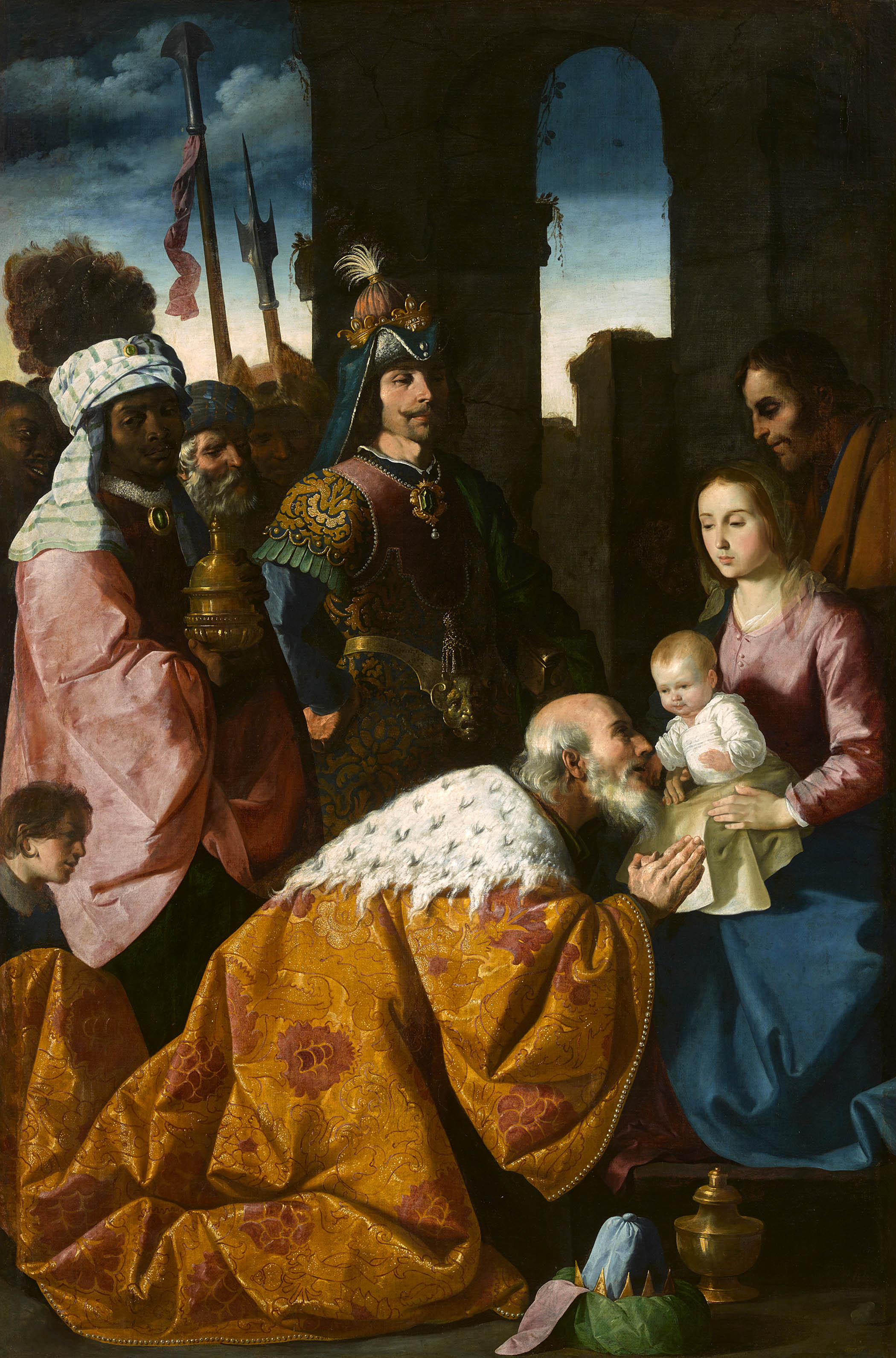 ‘He paints women and children with surpassing insight’: left, Adoration of the Magi, 1638–39
