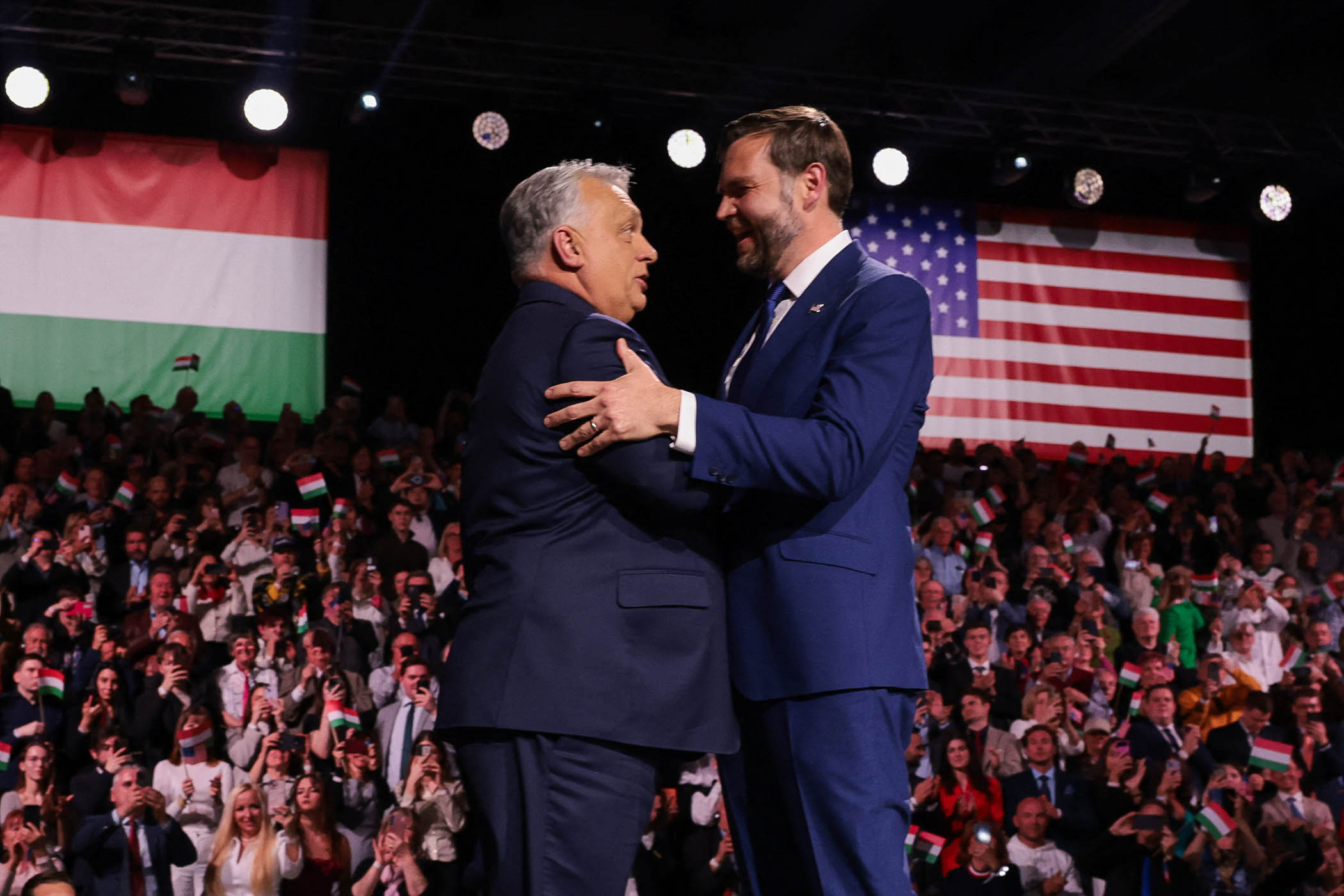 JD Vance joins Viktor Orbán for a “Day of Friendship” event in Budapest on 7 April