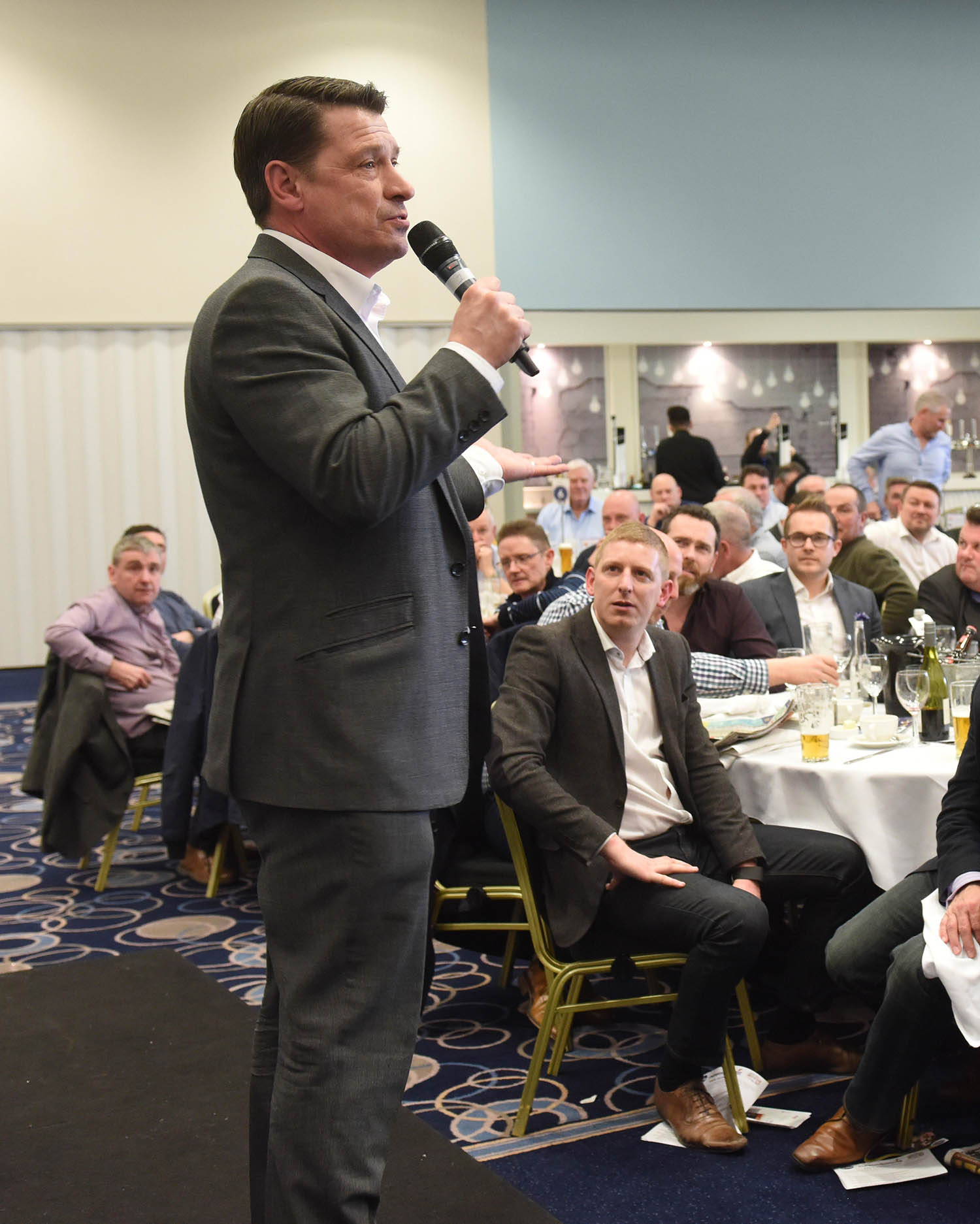 After dinner speaker former footballer Tony Cottee
