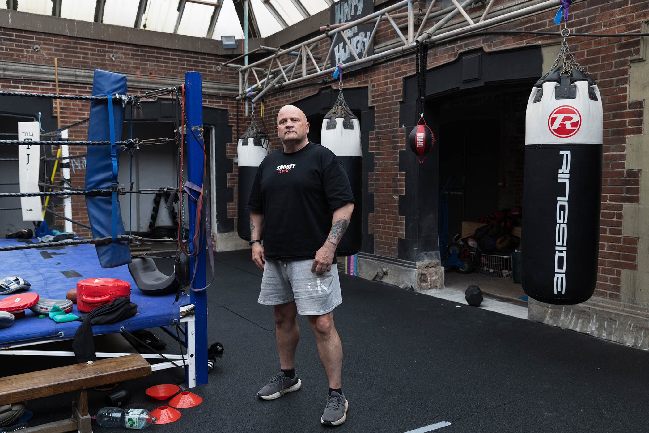 Ex Steel Worker and founder of Redcar Amateur Boxing Club Frankie Wales