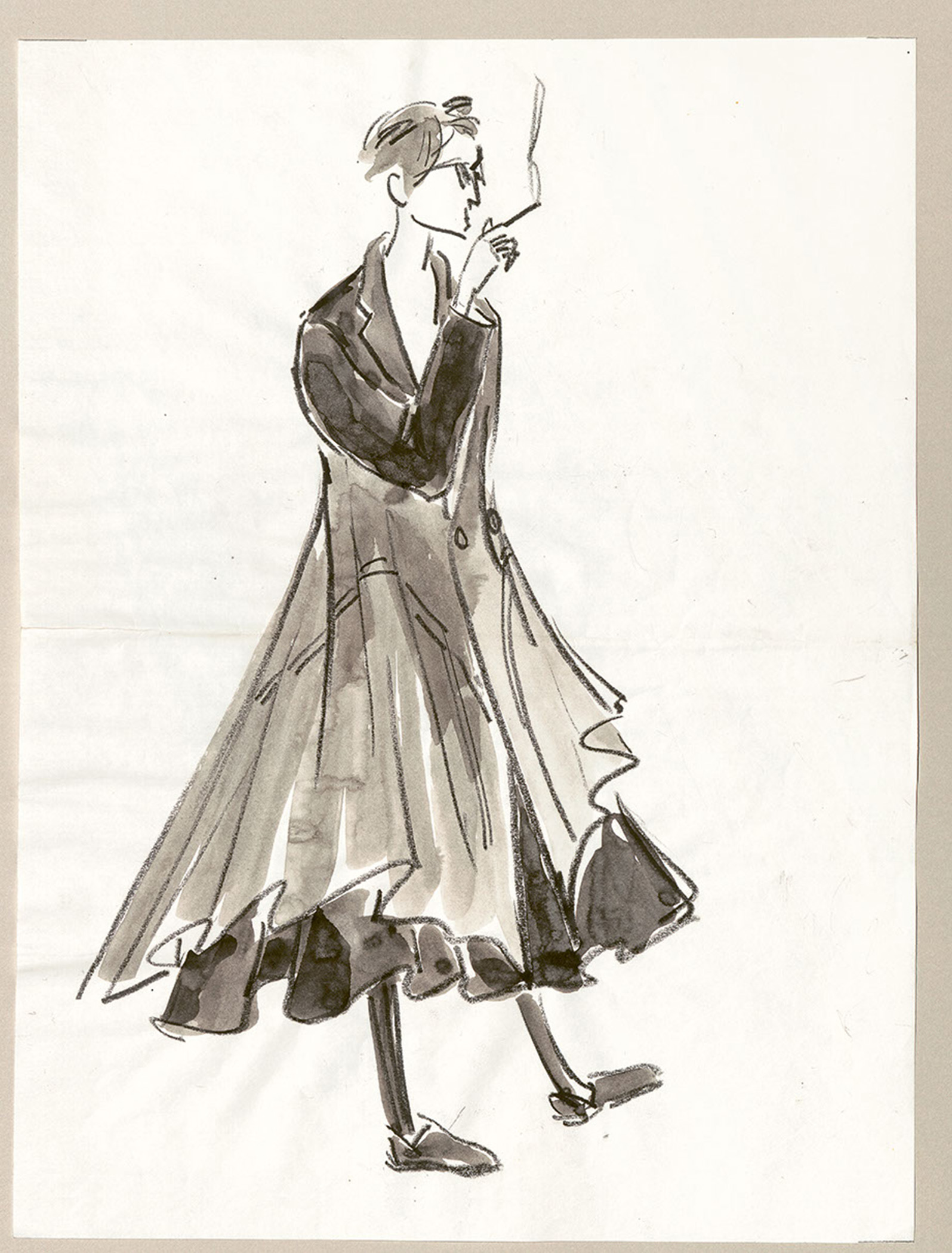 The grid: Yohji Yamamoto and the art of fashion illustration