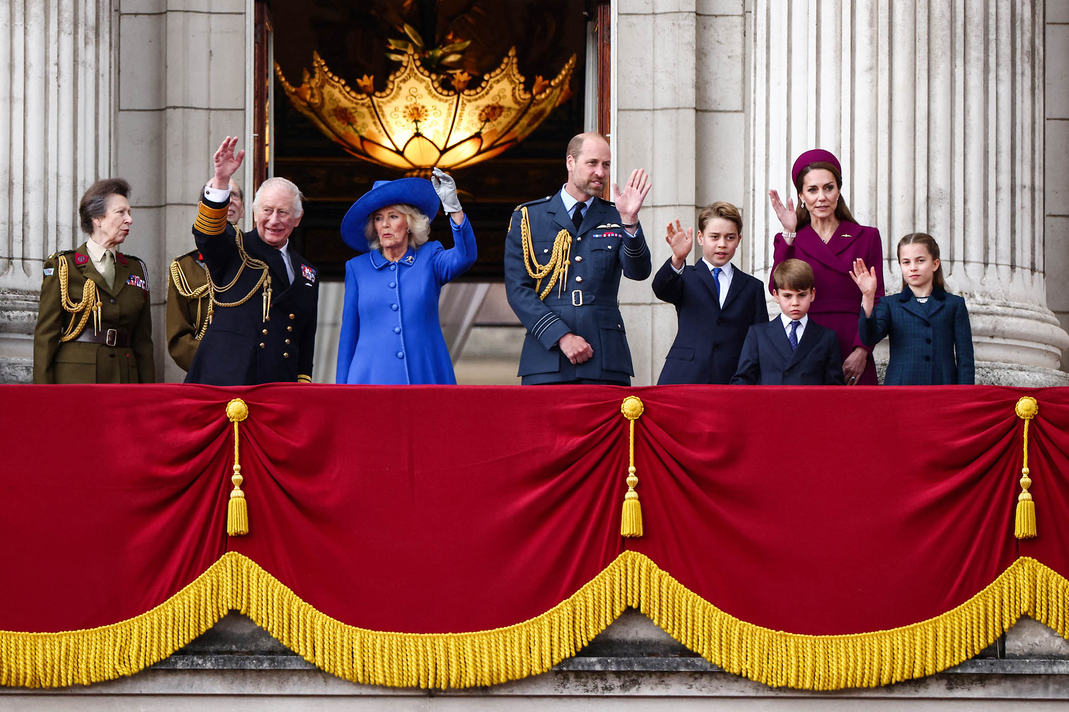 The Royal family on the 80th anniversary of VE Day, May 5 2025