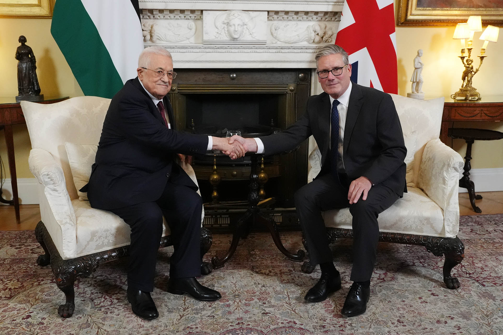 The UK, Canada and Australia recognise Palestine as an independent state