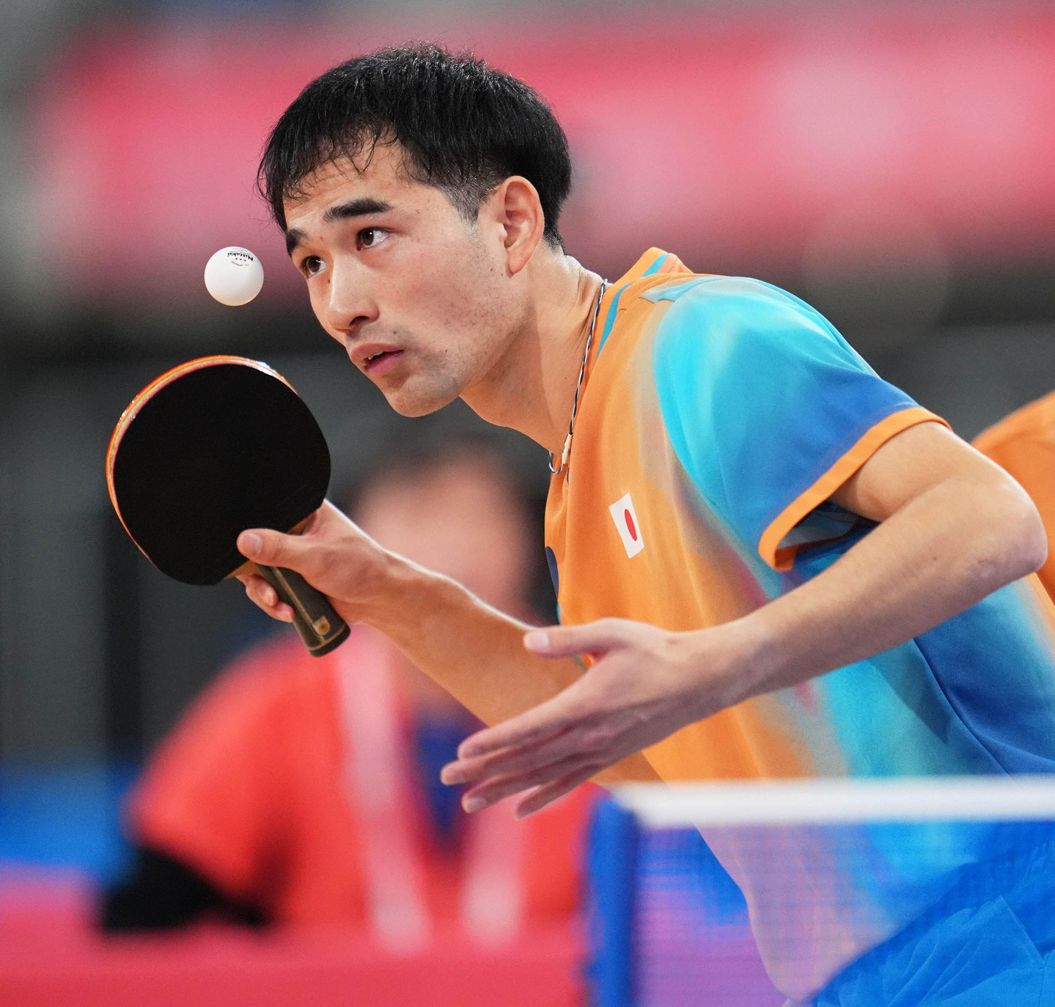 Koto Kawaguchi competing in the Tokyo 2025 Deaflympics.