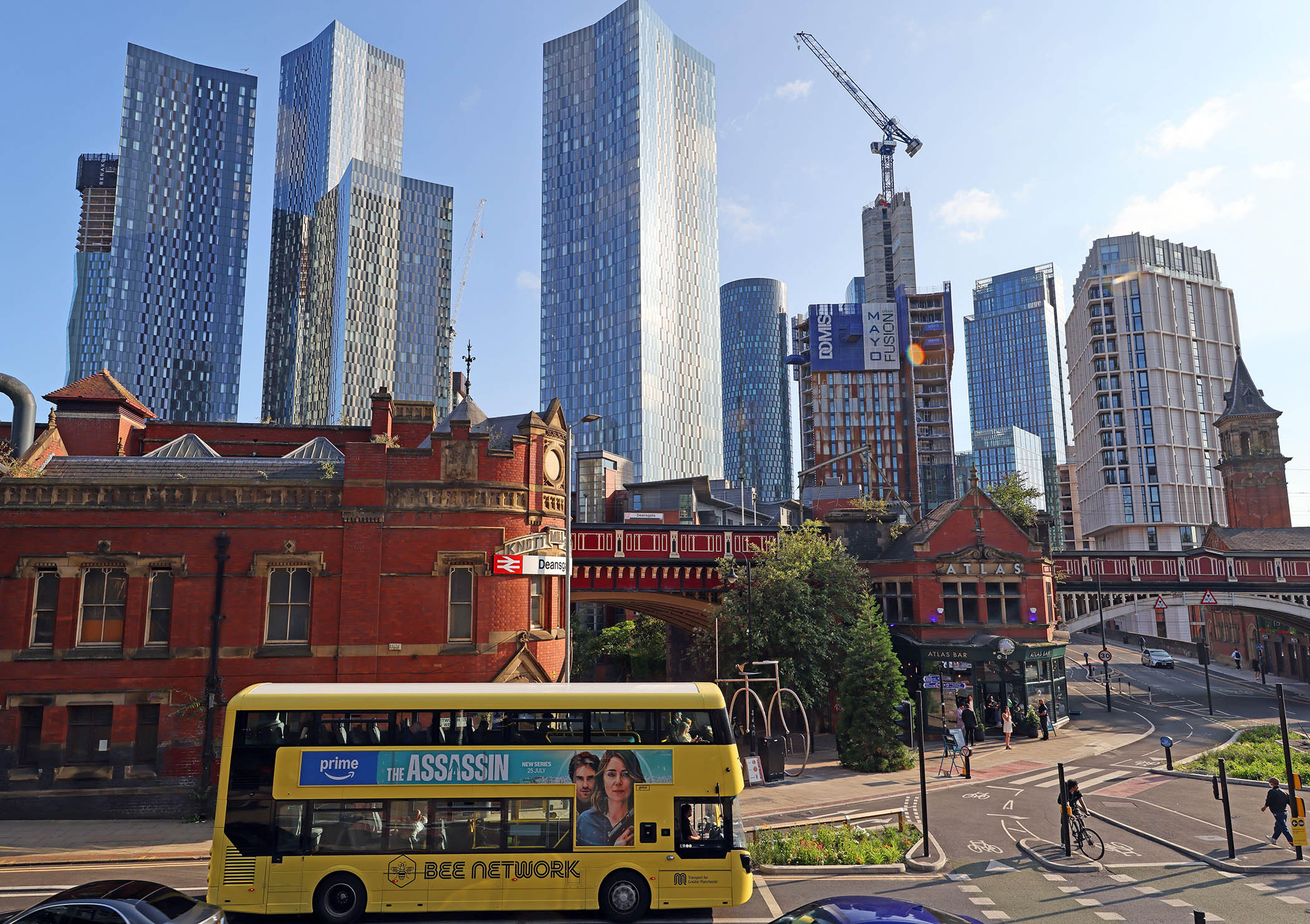 Burnham introduced the Bee Network in Manchester in 2022