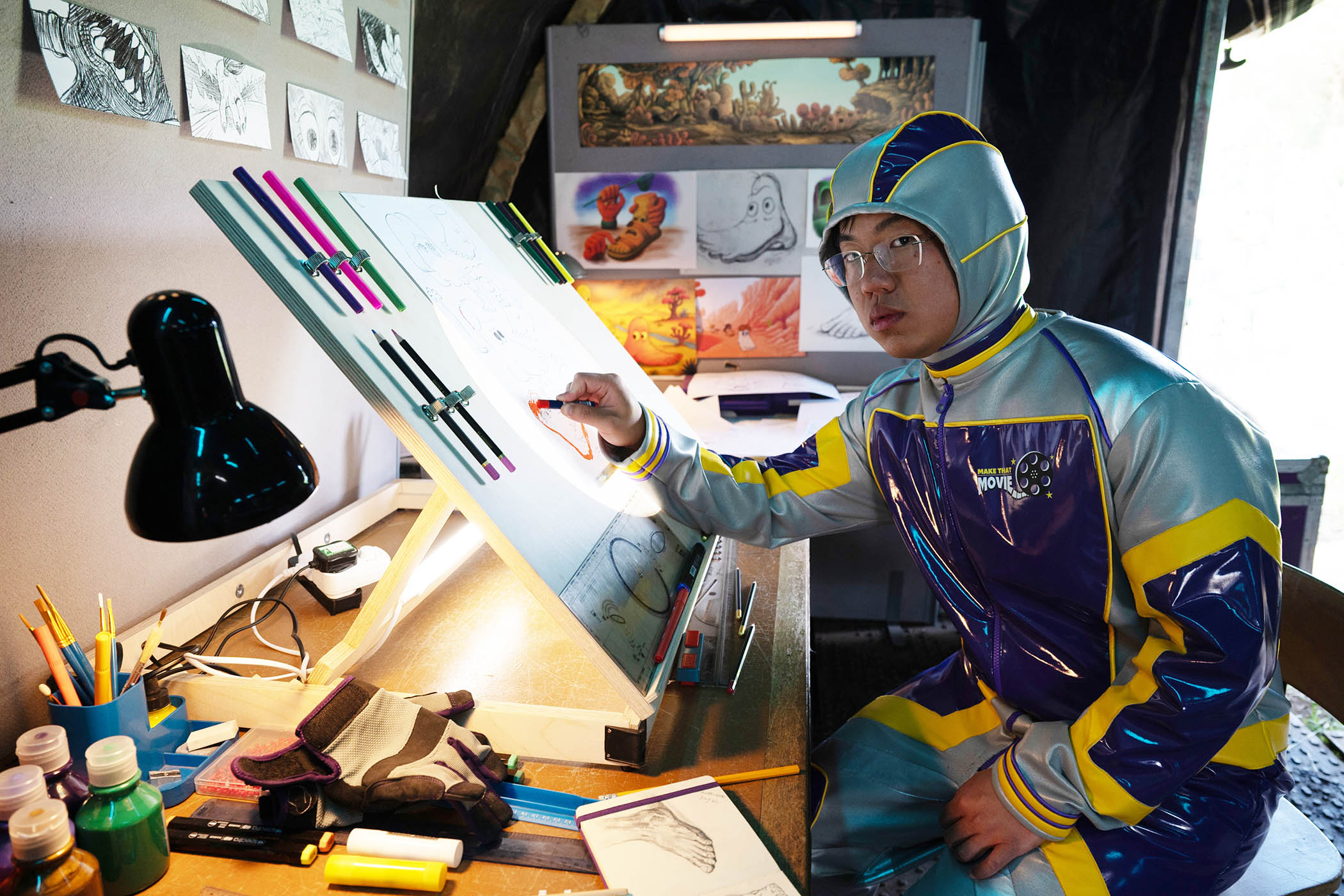 Aaron Chen in the madcap Make That Movie