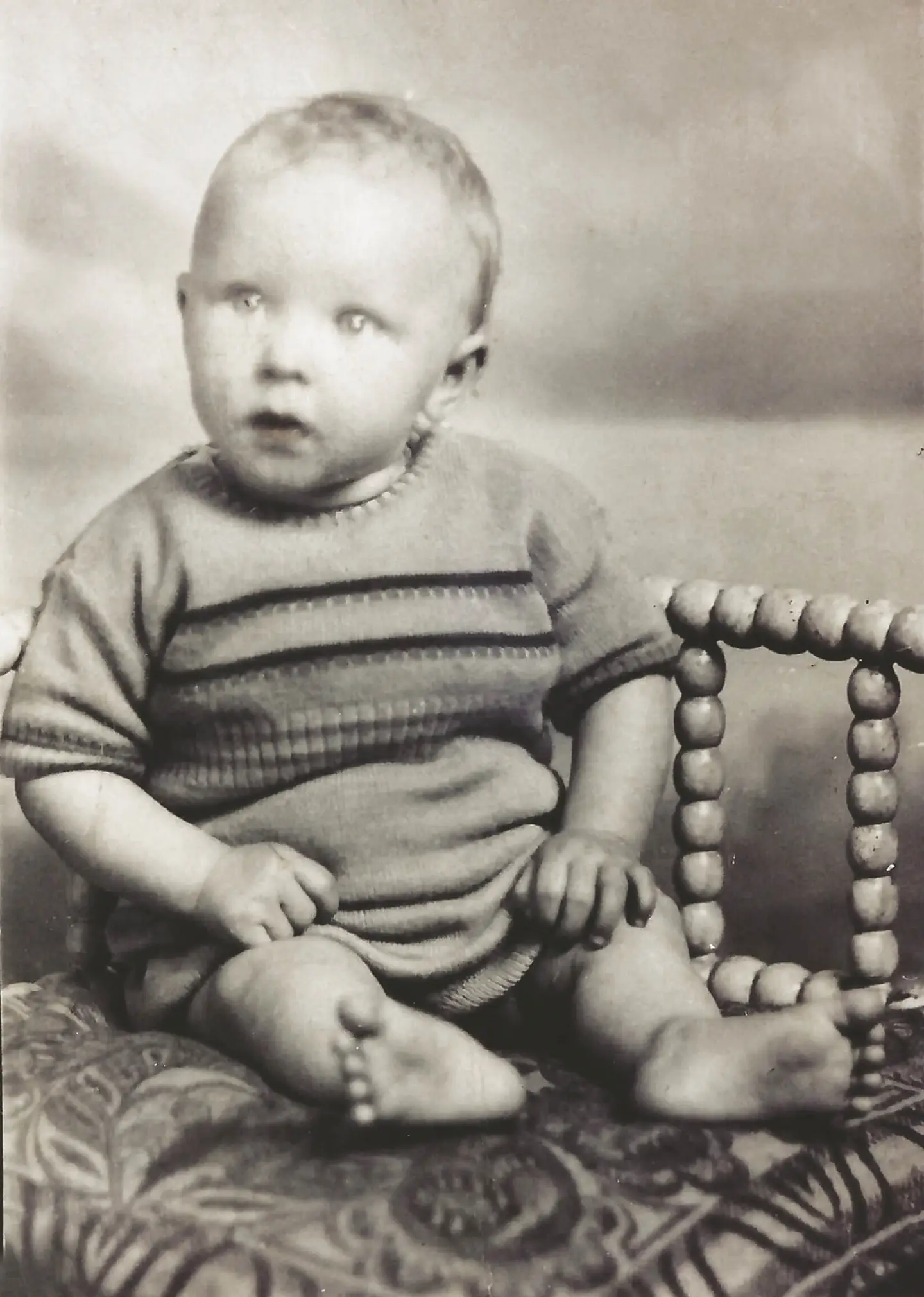 Alex Ferguson as a baby