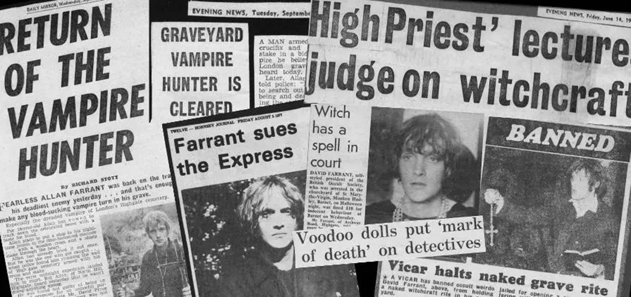Newspaper cuttings from the 1970s