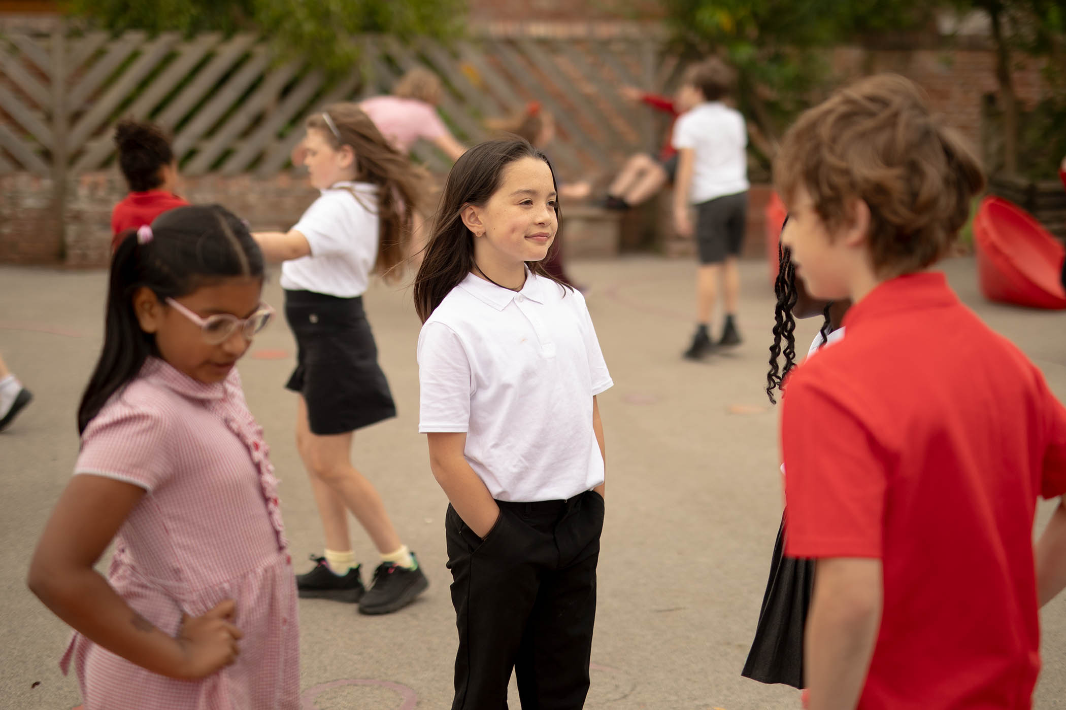 Playtime at Fishergate primary school