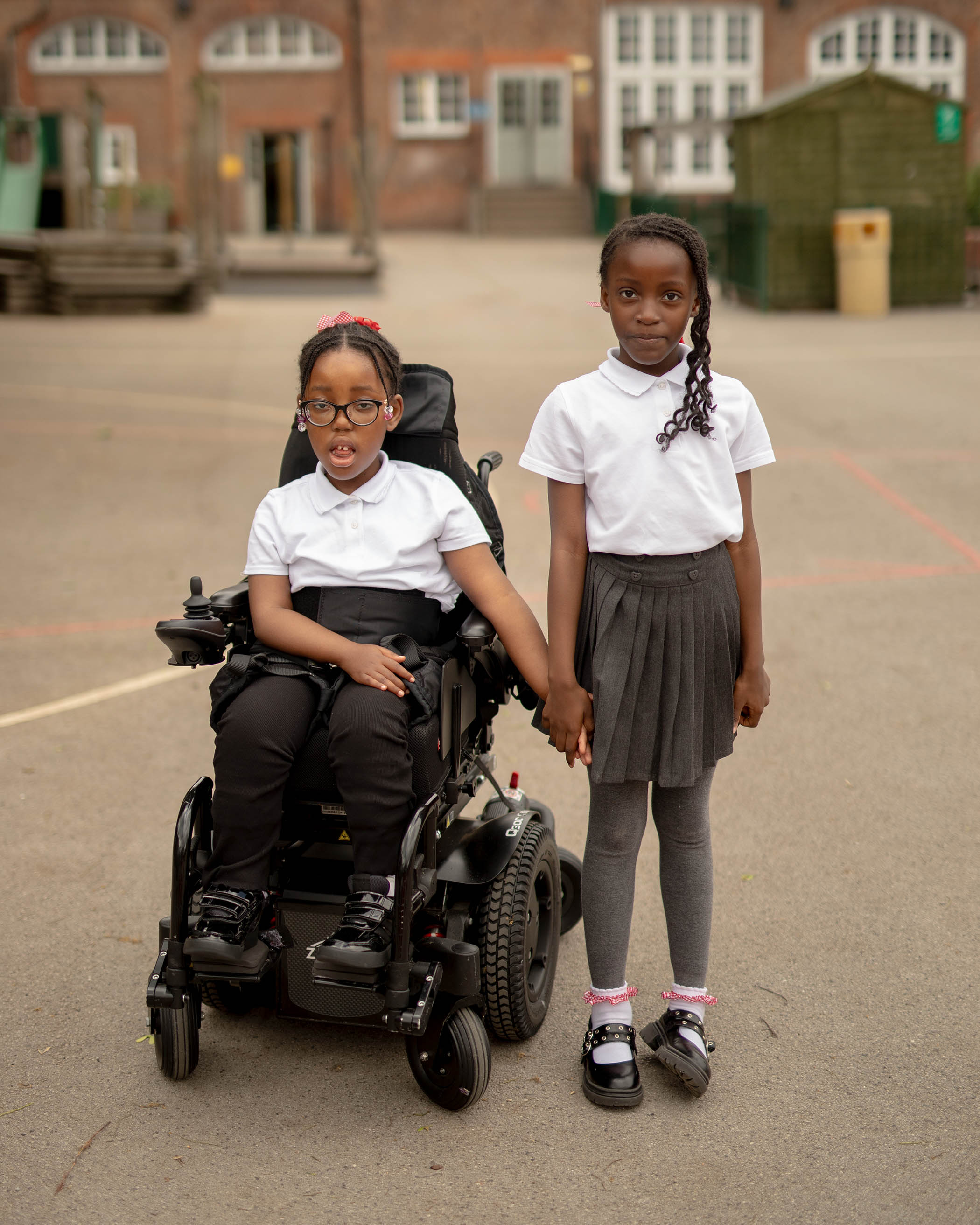 Faith and Abbie left Zimbabwe due to prejudice over Faith’s global hypotonia