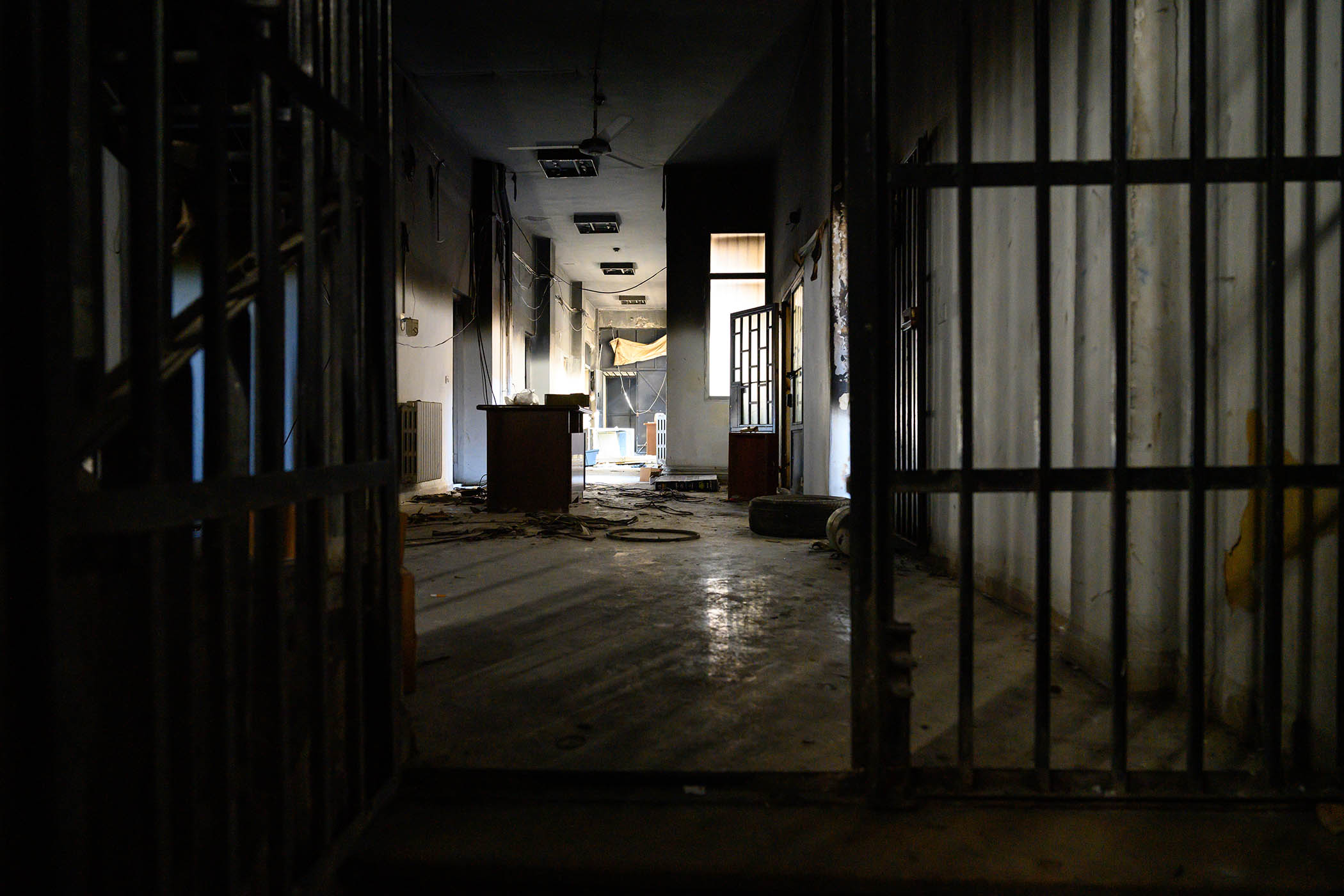 Syria's Palestine Branch prison in Damascus