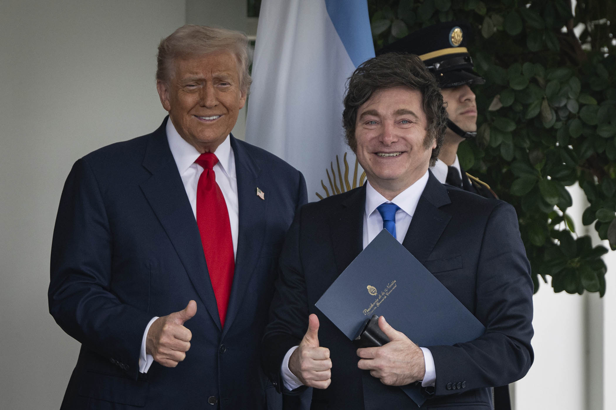 Javier Milei won a surprise victory in Argentina’s midterm elections. He has Trump to thank