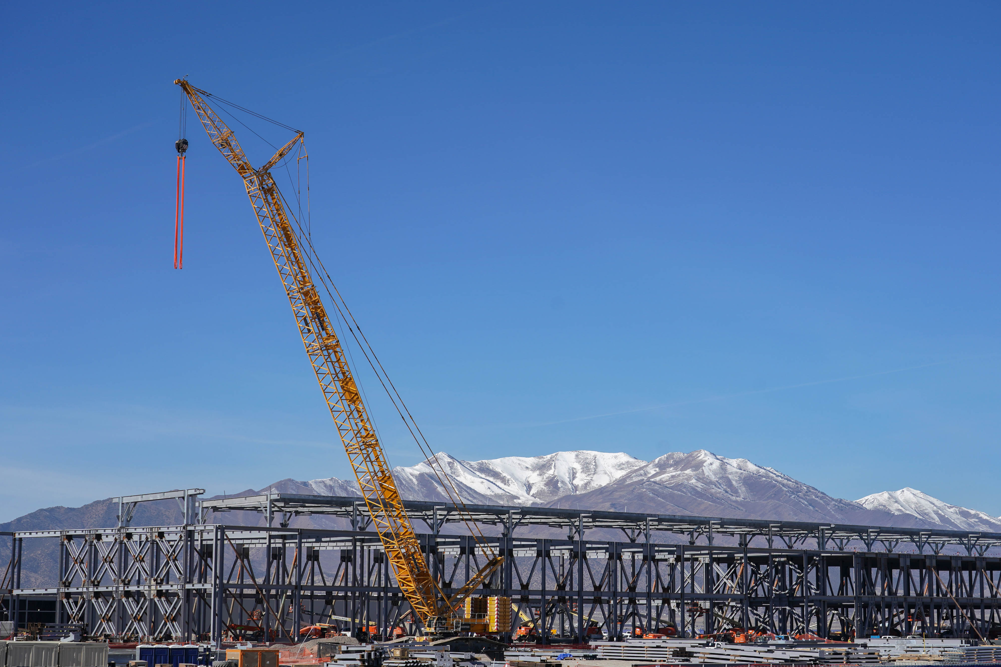 Eagle Mountain data centre in Utah, one of several data centres being built across the US.