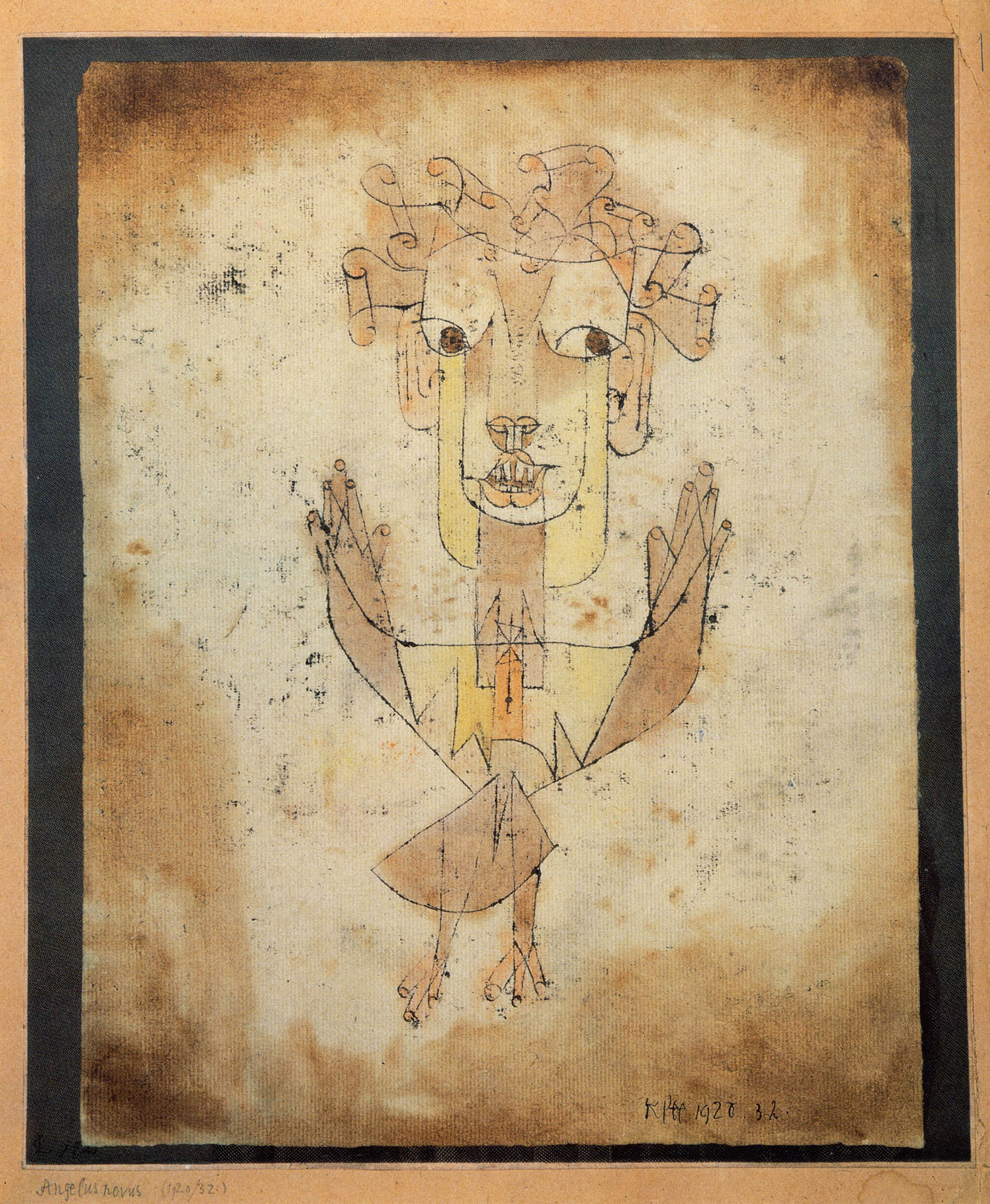 Angelus Novus, 1920 by Paul Klee (1879-1940)
