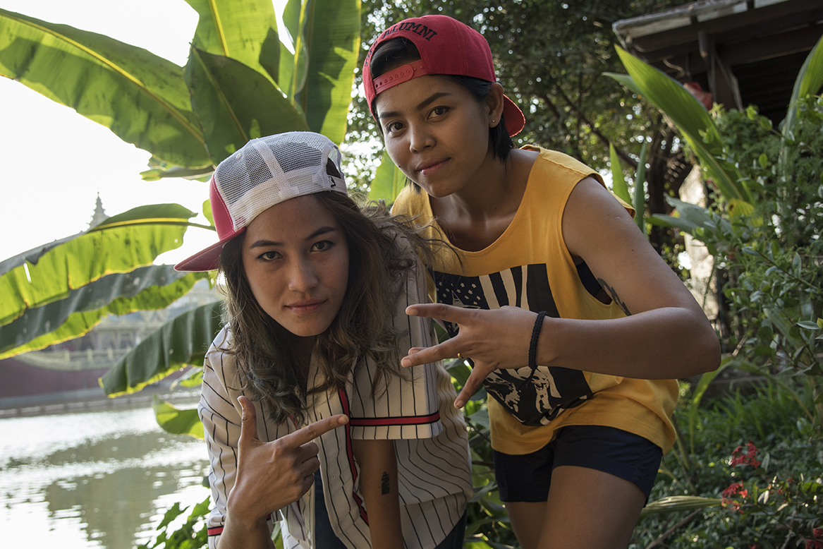 Thazin Nyunt Aung and Aye Aye Aung of YAK in 2016