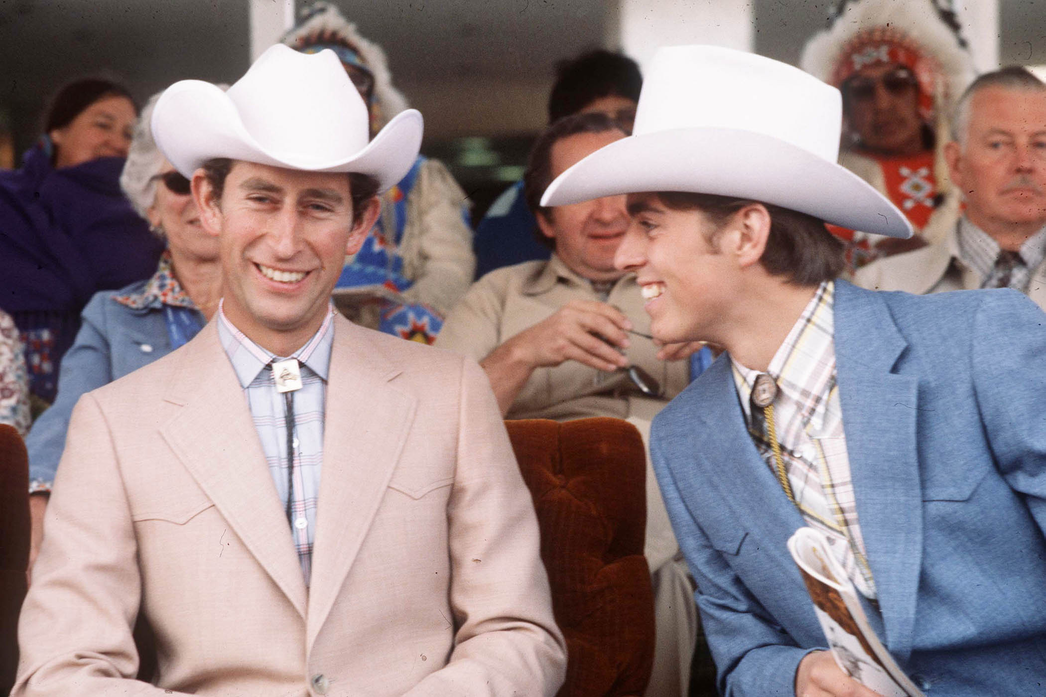 The then Prince Charles with Mountbatten-Windsor in 1977